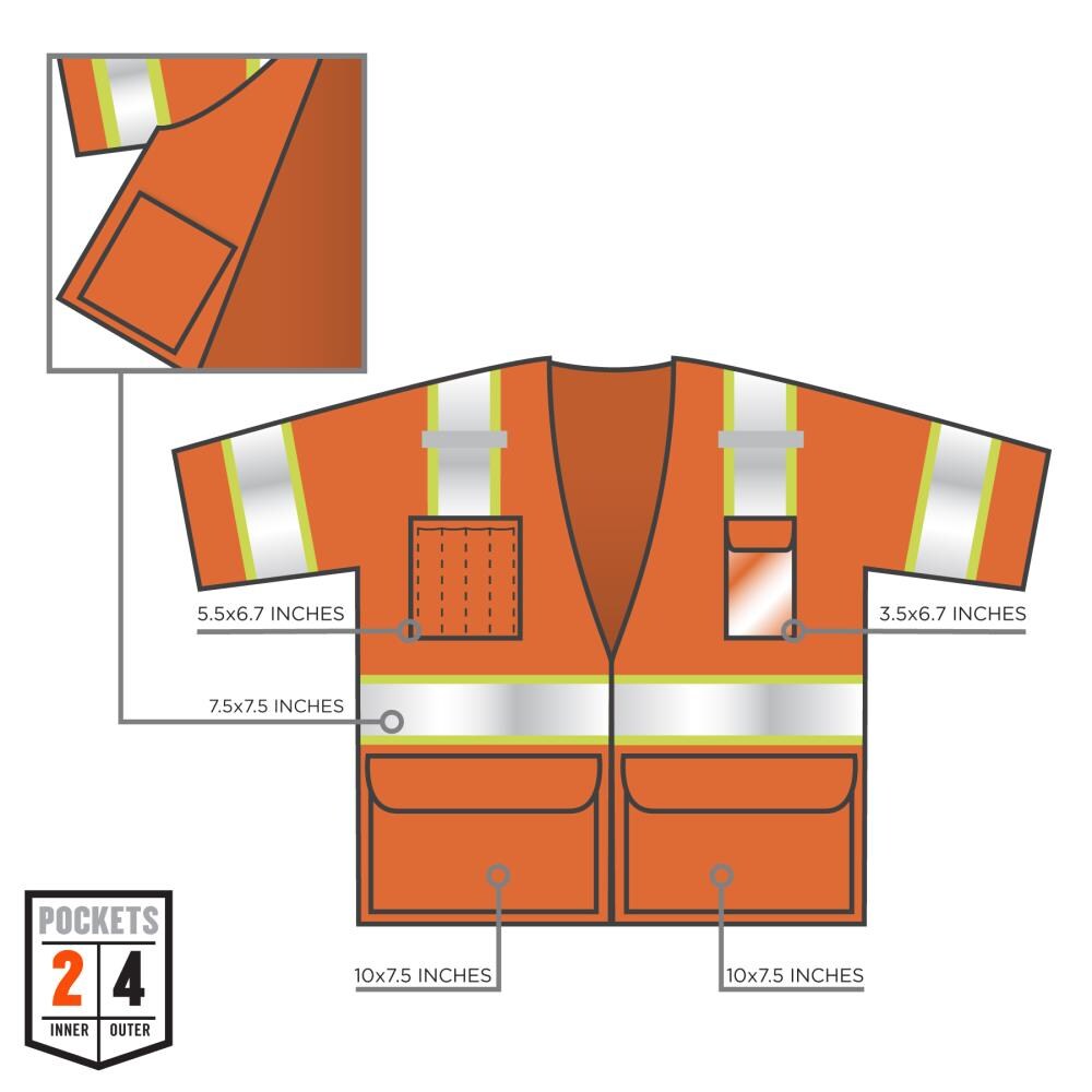 GloWear 24155 Safety-Vests - View #4