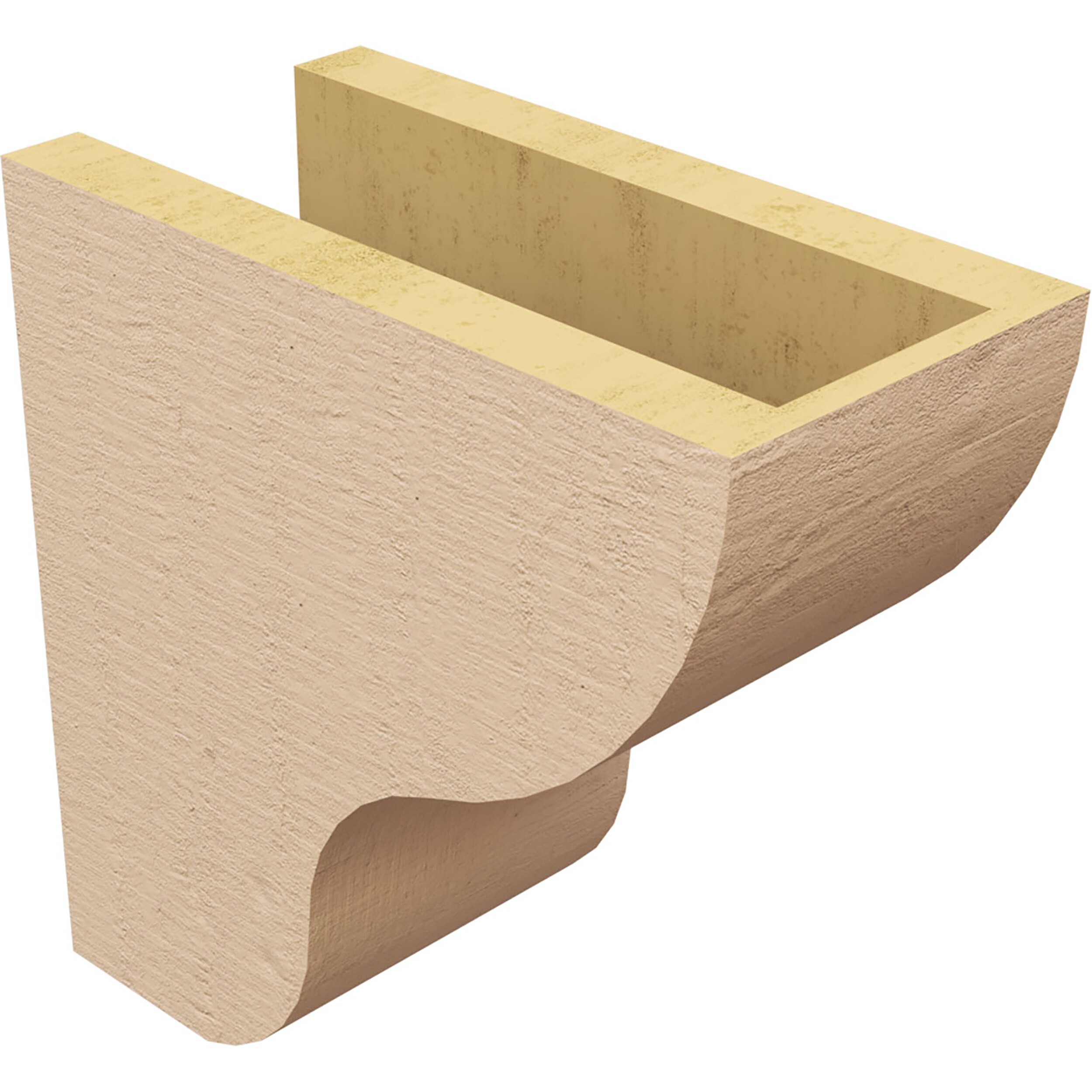 Ekena Millwork CORU05X10X10GRNRCPR corbels - View #5