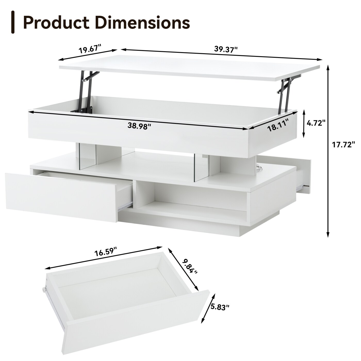 Streamdale Furniture W3871P368909 Console-Sofa-Tables - View #3