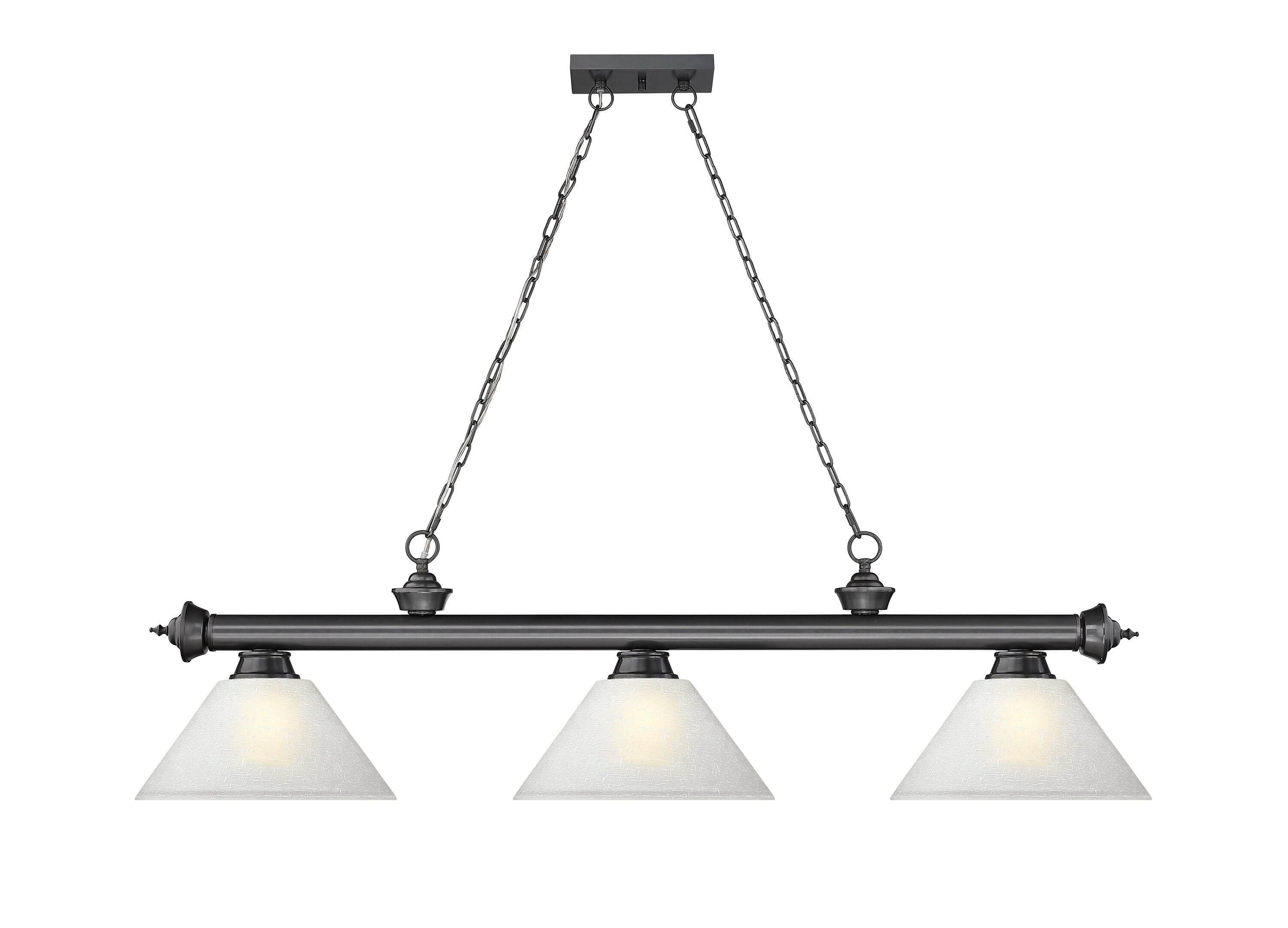 Z-Lite 2306-3BP-AWL14 Pool-Table-Lighting - View #2