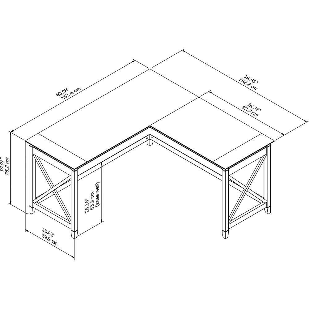 Bush Furniture KWD160WT-03 desks - View #6