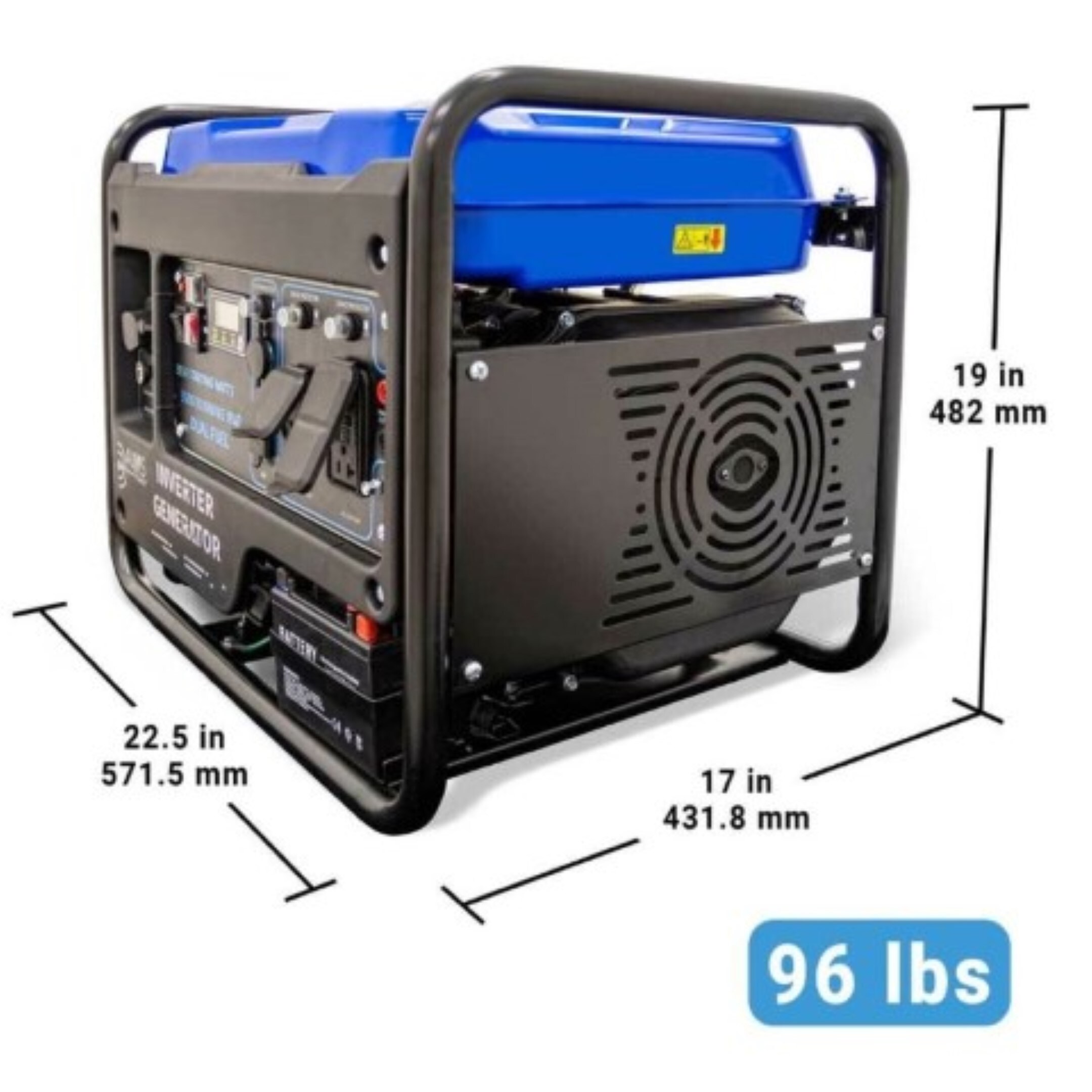 AIMS Power GEN3850W120VD Inverter-Generators - View #7