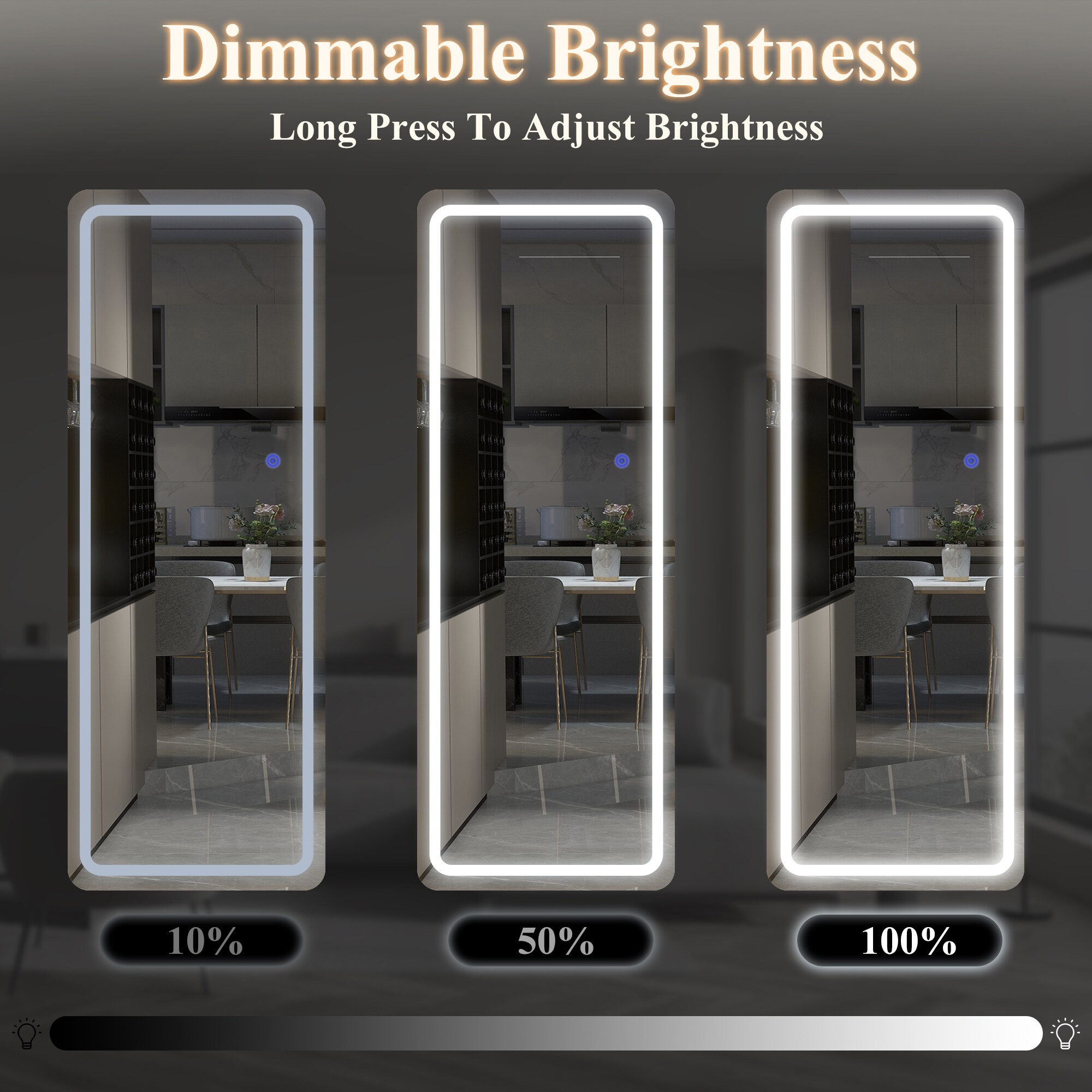 Dovelina LS-A-MR03025 Framed-Bath-Mirrors - View #4