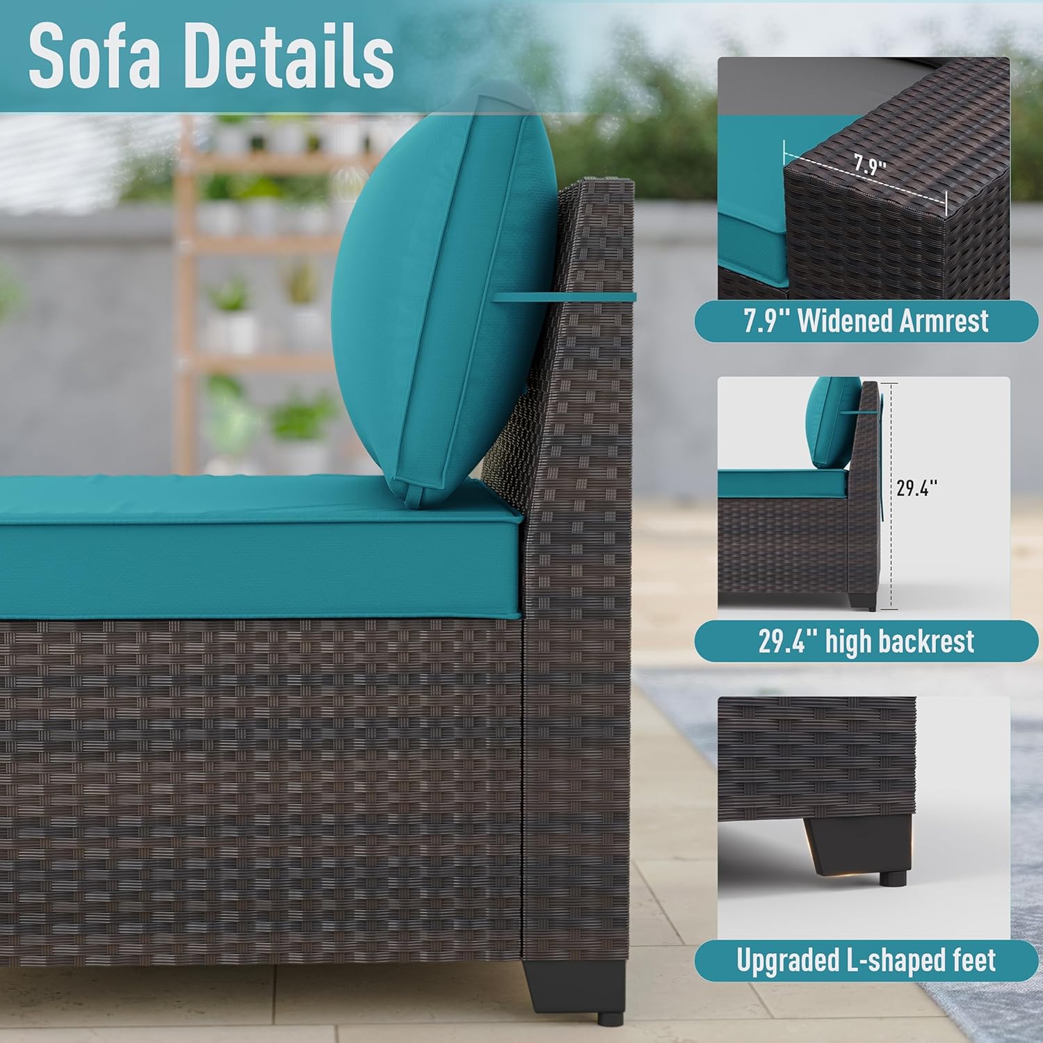 ALAULM LS-6+1-BLUE Patio-Conversation-Sets - View #4