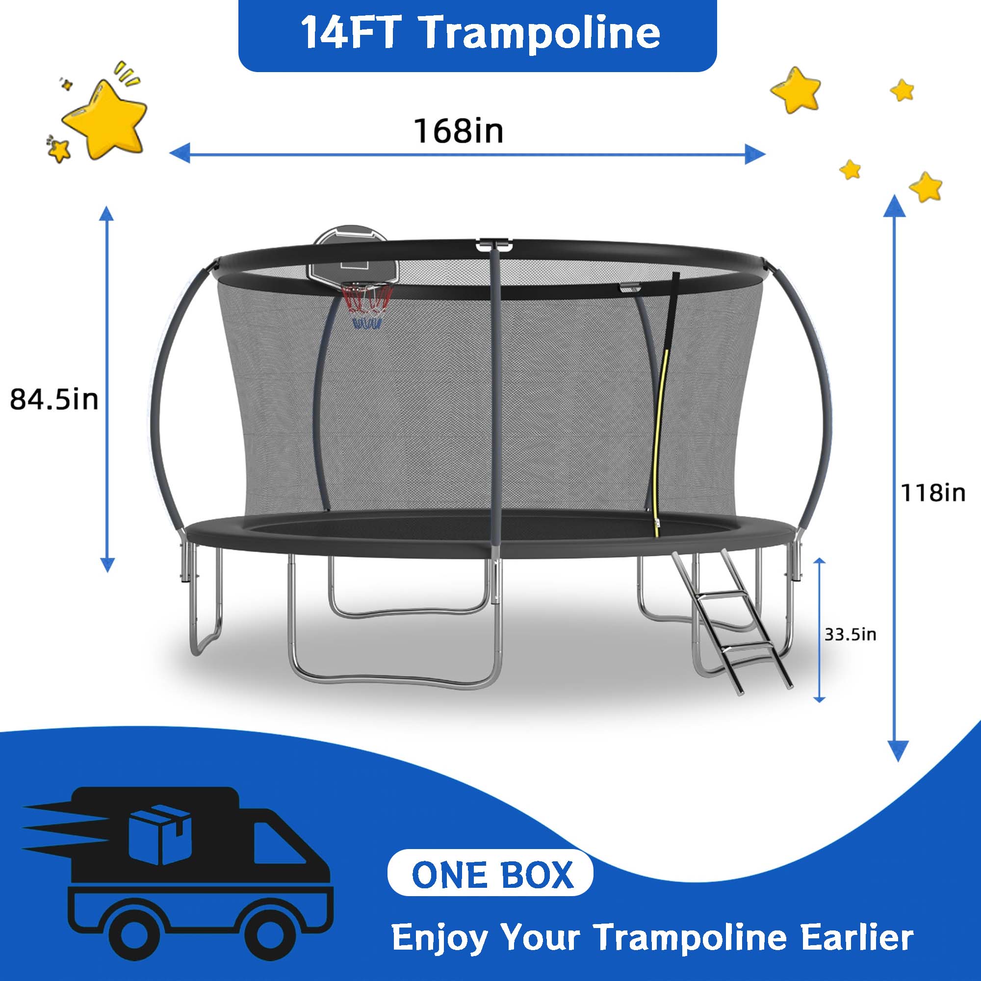 Fun Orange FUN25BC15 trampolines - View #2
