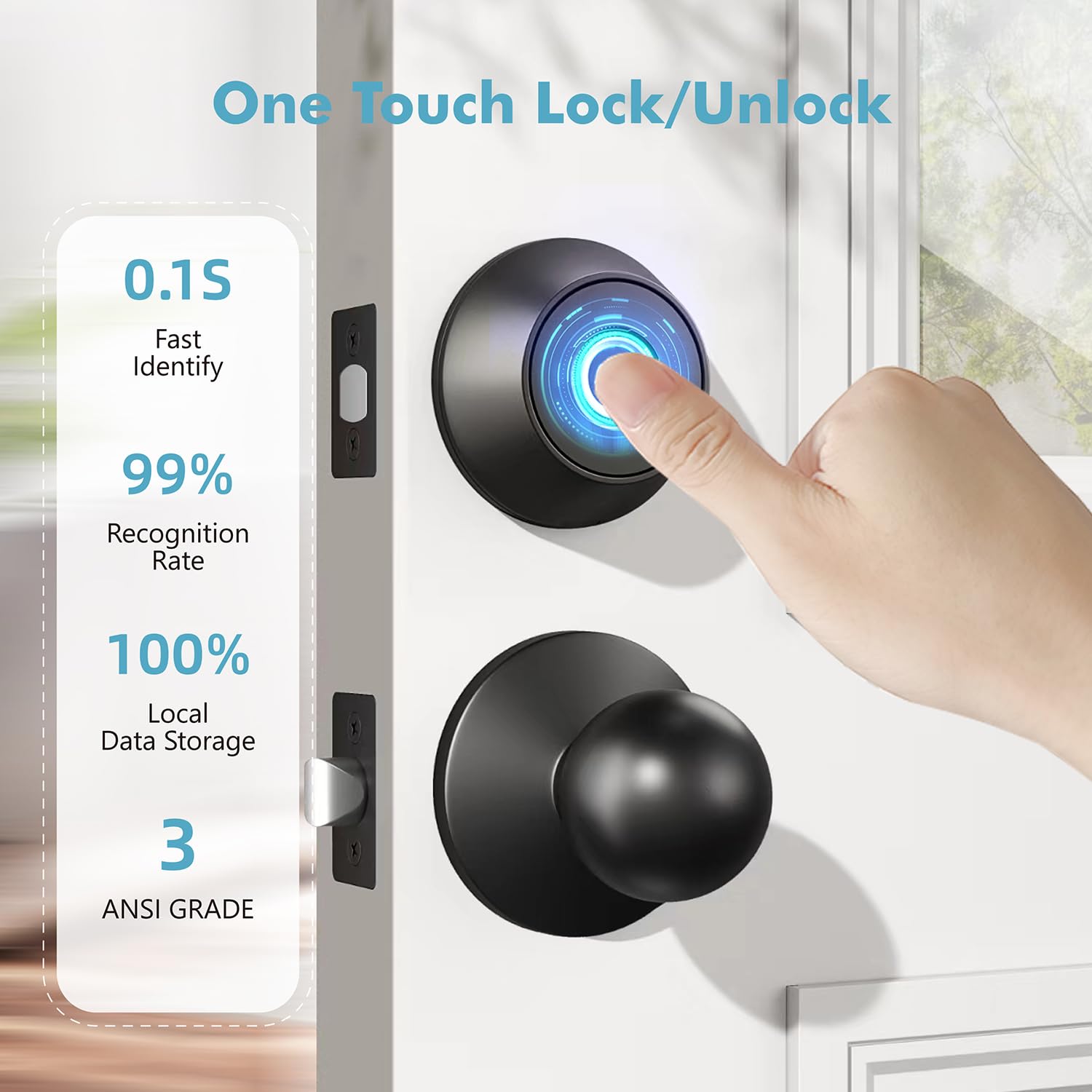 Adrinfly LAD0818D233 Door-Deadbolts - View #3