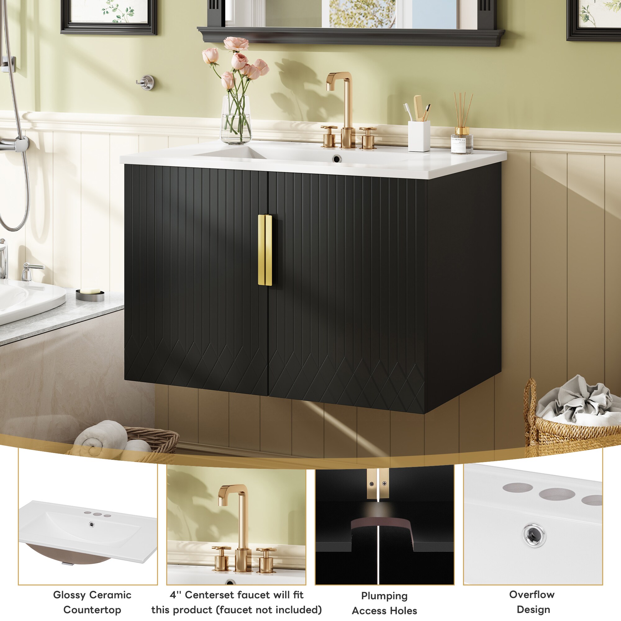 Iseryn YSG100BP214 Bath-Vanity-Combo - View #12