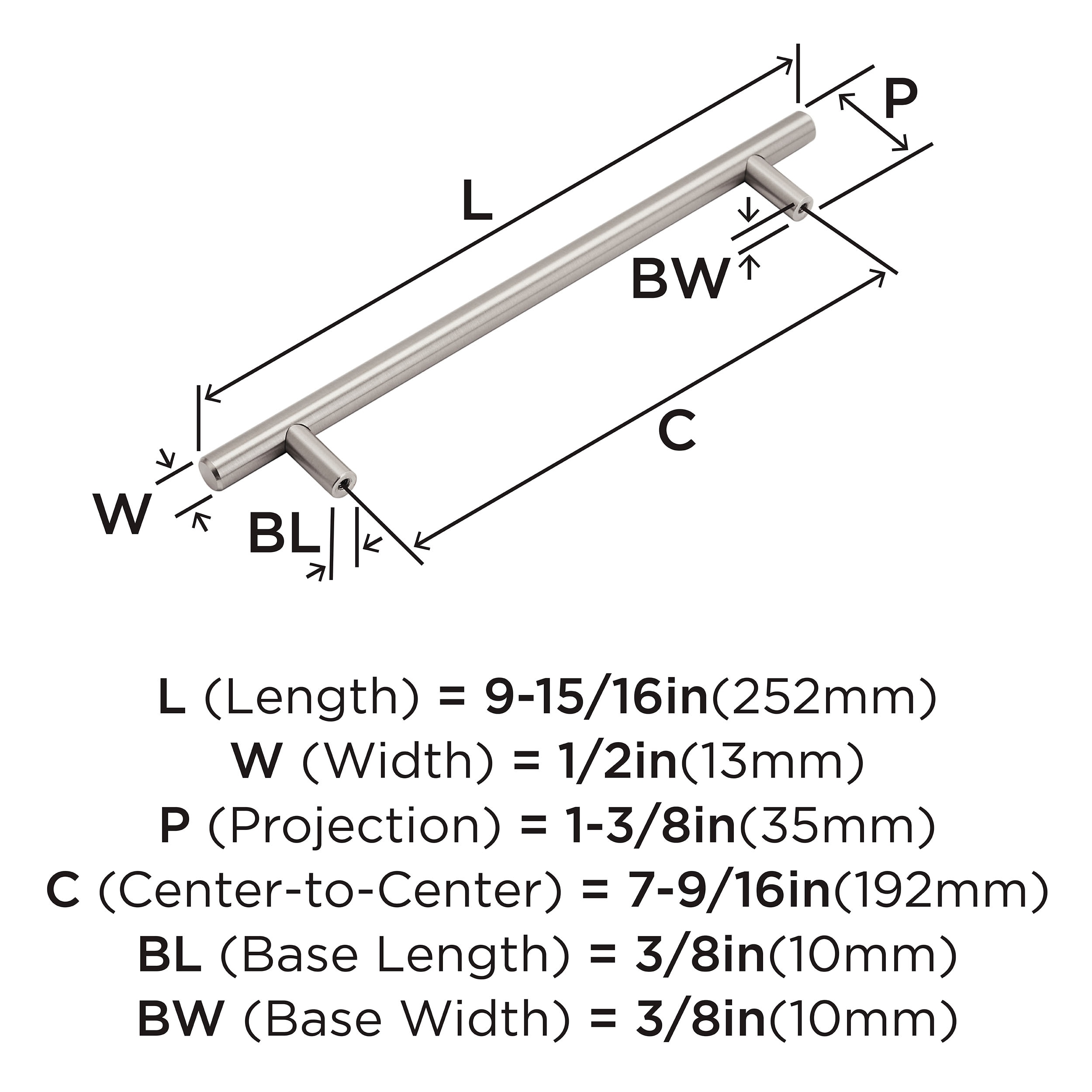 Amerock BP40518G10 Cabinet-Pulls - View #5