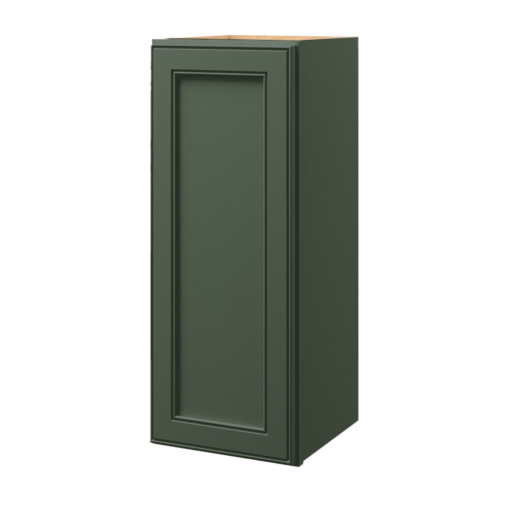 allen + roth 1120HR Heathrow 12-in W x 30.125-in H x 12-in D Sage Wall Fully assembled Cabinet (Recessed Panel Square)