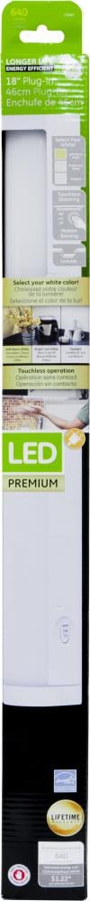 GE 18-in Plug-in LED Under Cabinet Light Bar Light at Lowes.com