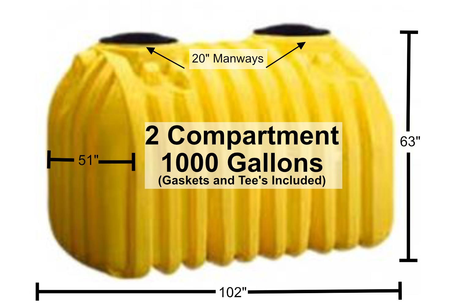 Norwesco 44474-DS Septic-Tanks - View #2