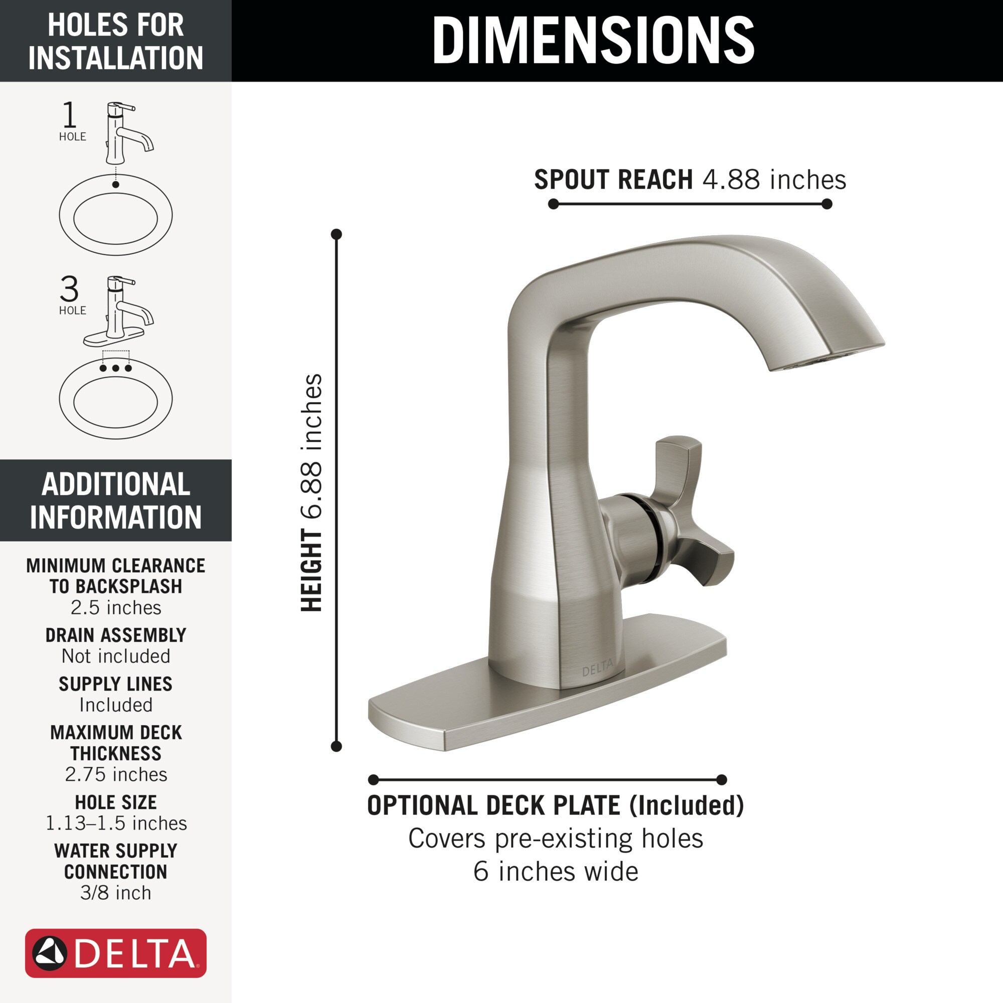 Delta 5766-SS-PR-LPU-DST Lavatory-Faucets - View #3