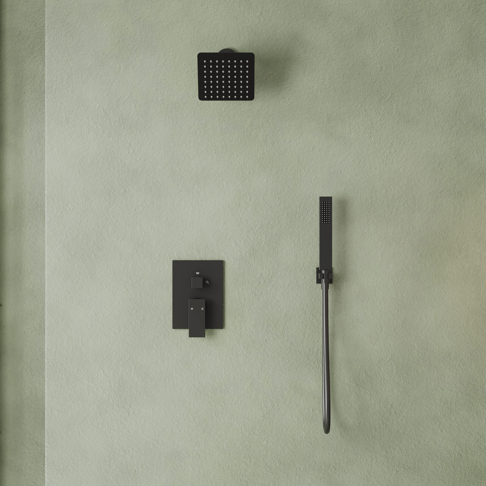 EVERSTEIN SFS-1077-BK6 Tub-Shower-Faucets - View #10