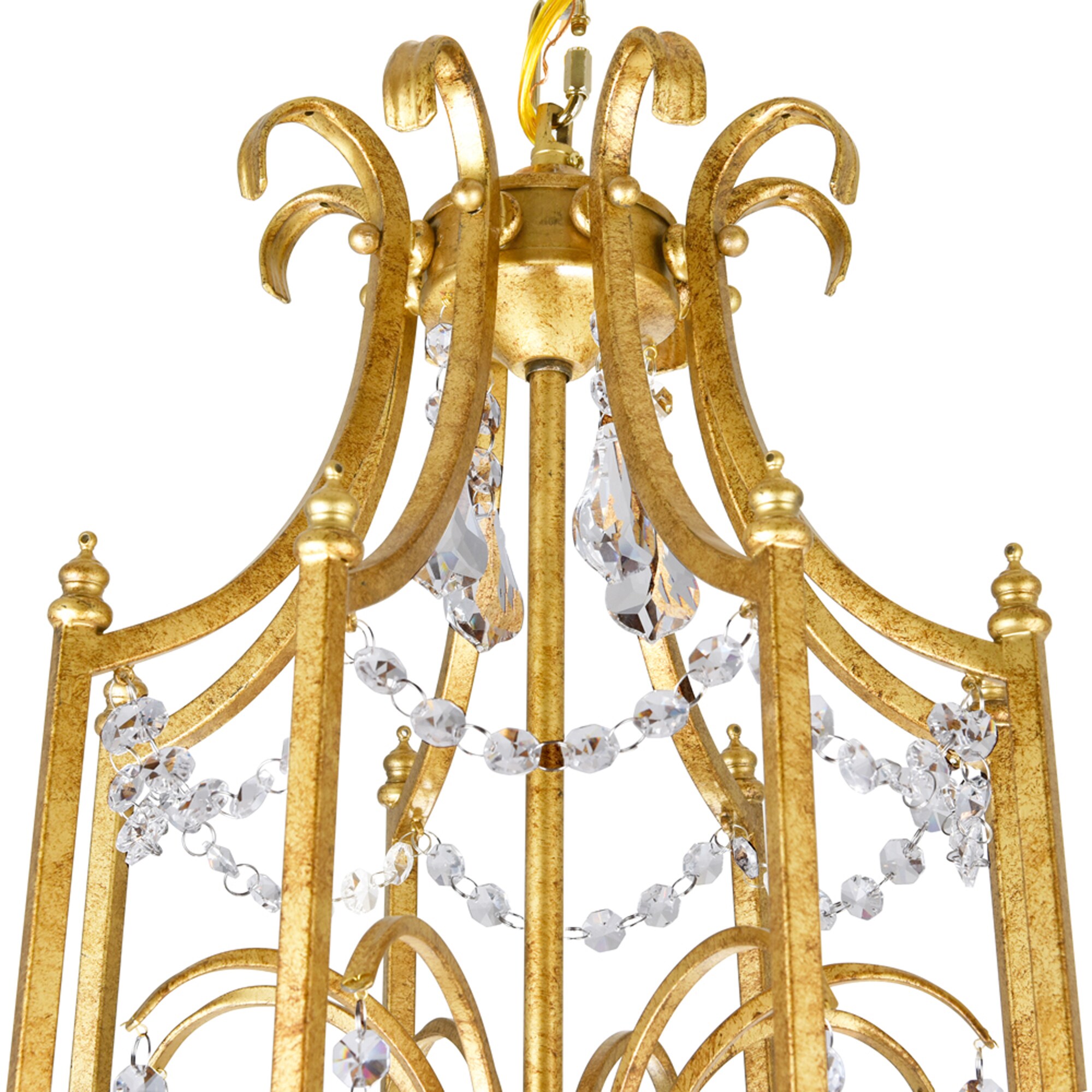 Electra 12-Light Oxidized Bronze and Crystal Candle Chandelier
