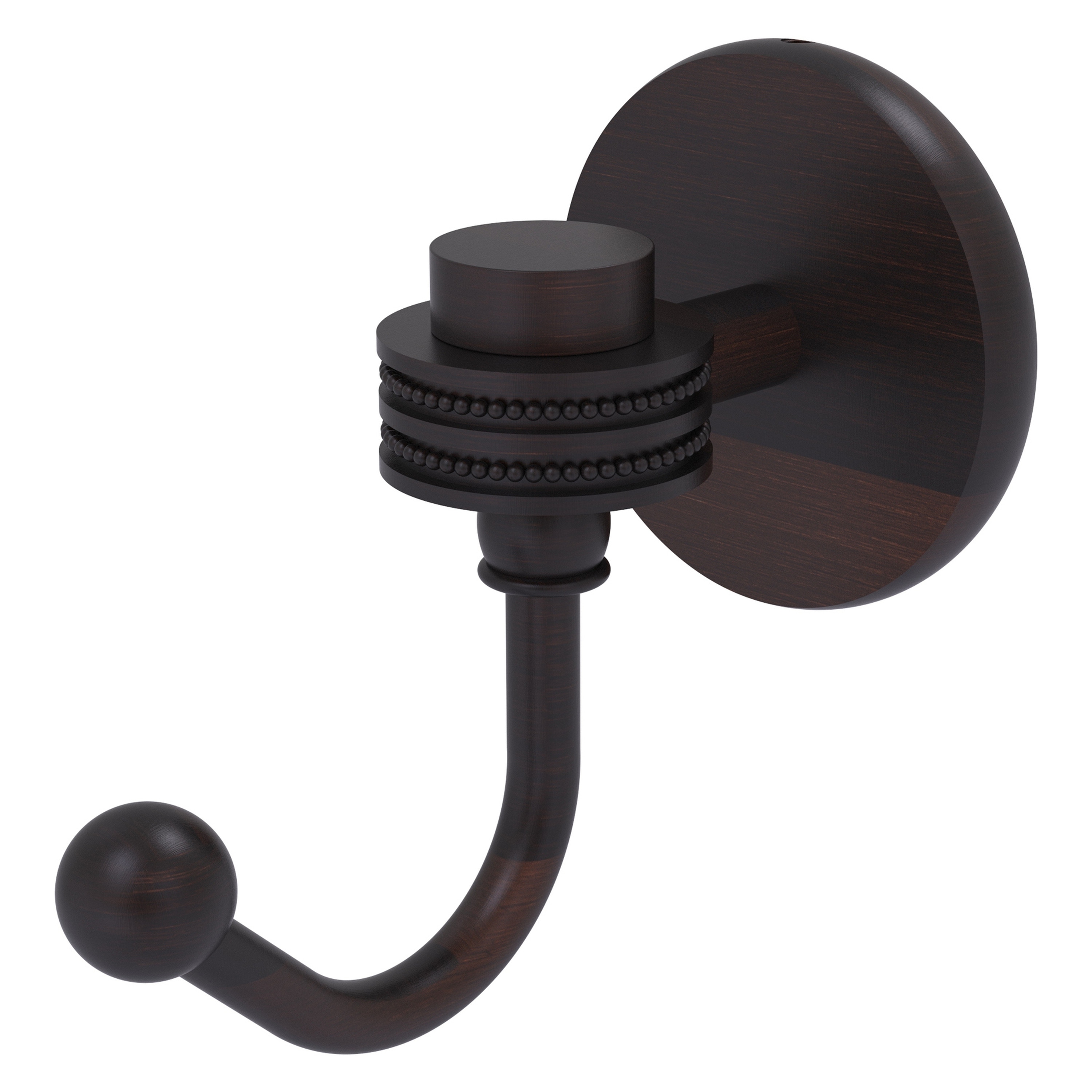 Allied Brass 7120D-VB Satellite Orbit One Venetian Bronze Single -Hook Wall mount Towel Hook