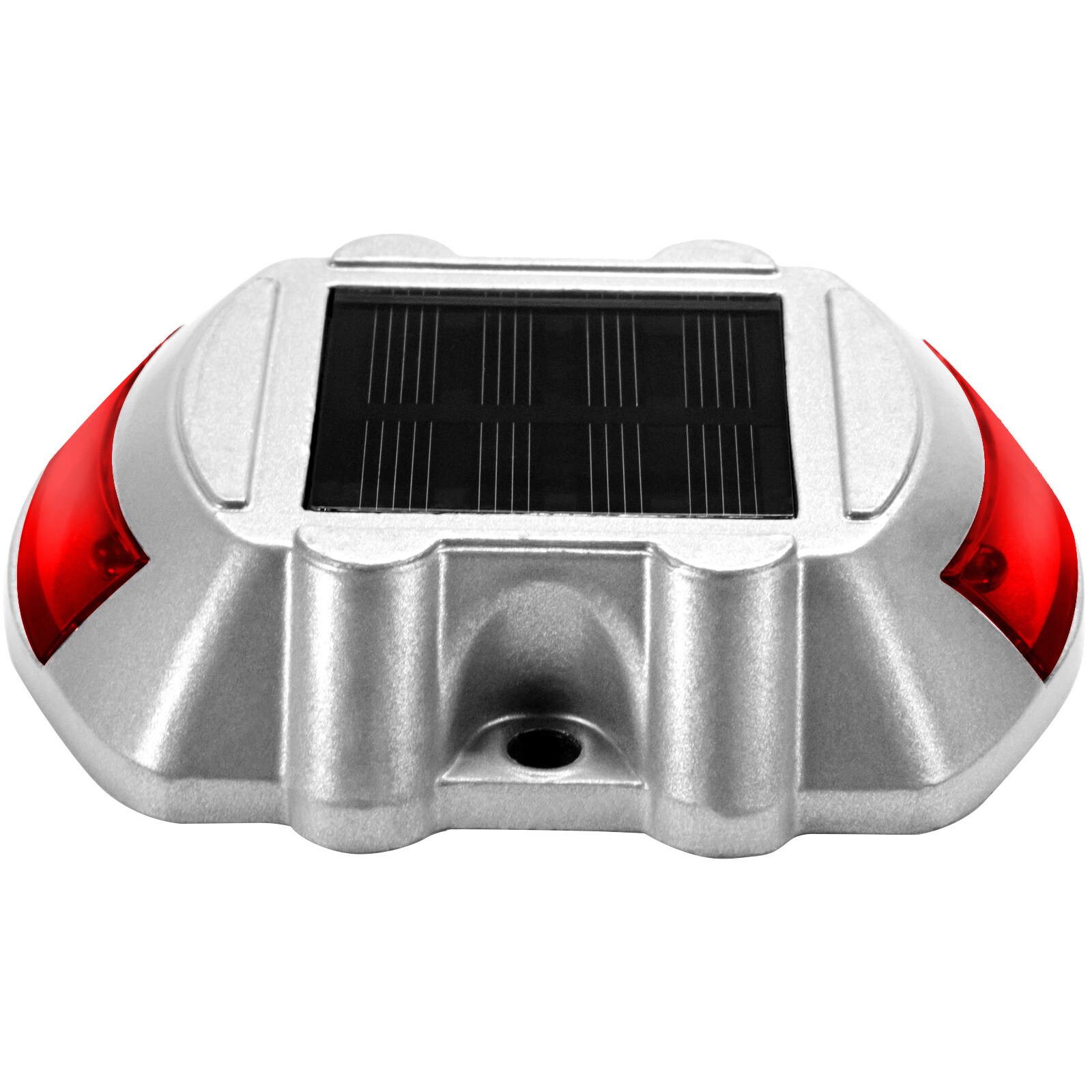 Solar Powered Red LED Pathway Lights Multipack with Aluminum Shell