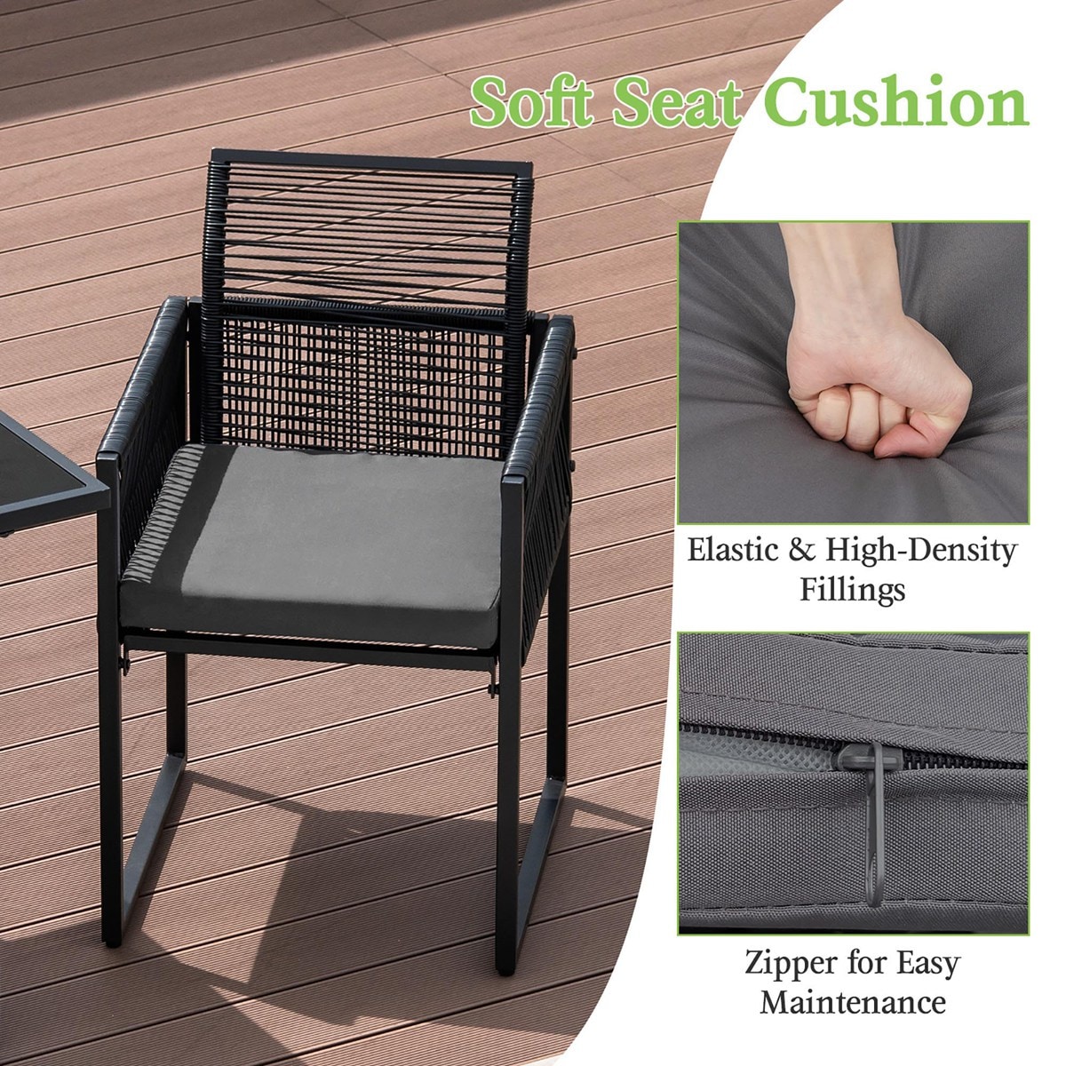 Costway NP11050DK Patio-Conversation-Sets - View #7