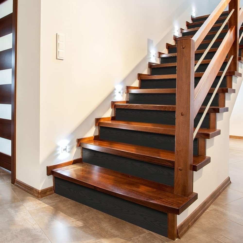 Etokfoks Stair Riser Sticker 1 Pack 7 87 in x 590 55 in PVC Embossed ...