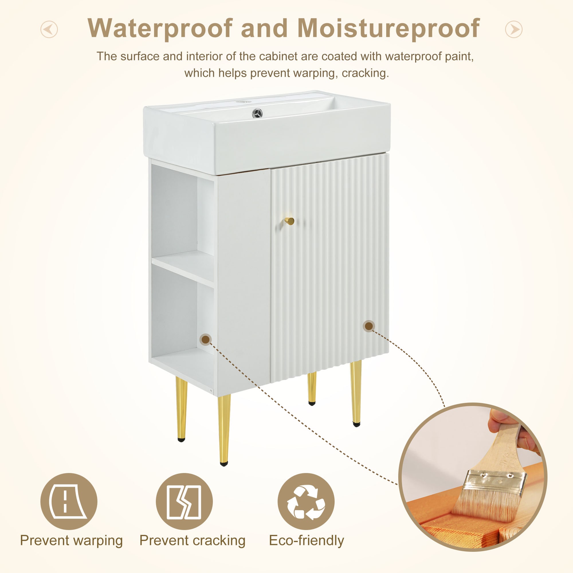 WELLFOR AMVS21-02L Bath-Vanity-Combo - View #5