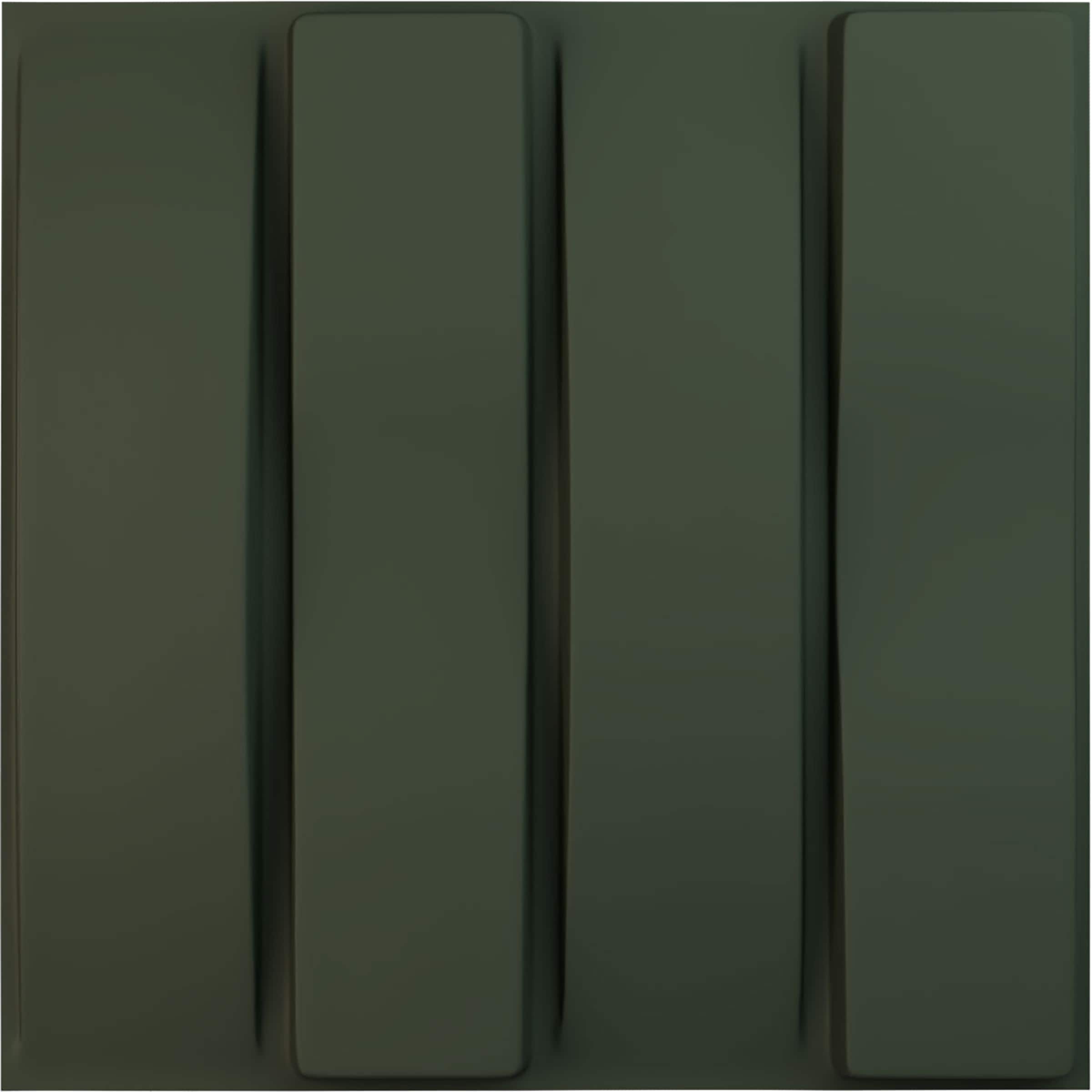Ekena Millwork WP20X20CAGHC 19-5/8-in x 19-5/8-in Embossed Paintable/Stainable Green PVC Abstract Wall Panel ( 2.67-sq ft )