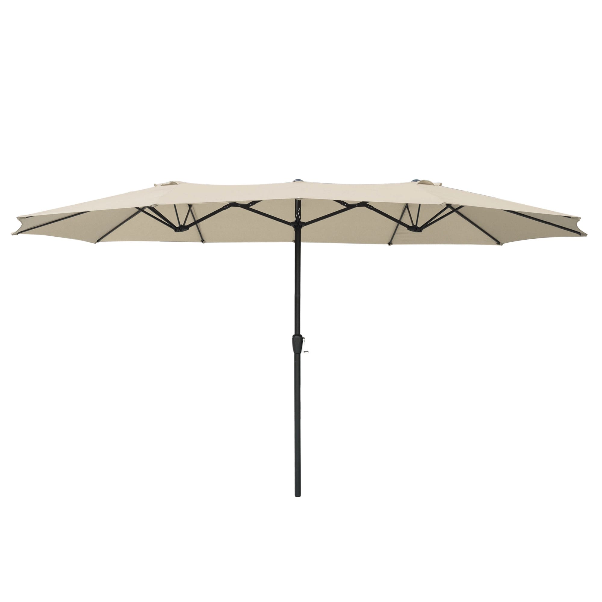 Sunrinx MG7-3-HWS 8.6-Feet Steel Beige Market Patio Umbrella