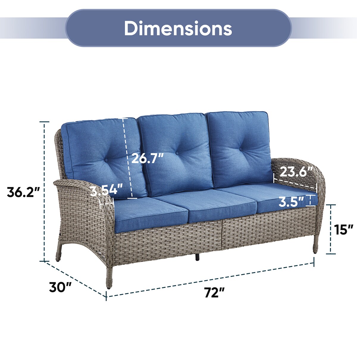 Rilyson FSKWGY13-1 Patio-Sofas-Daybeds - View #3