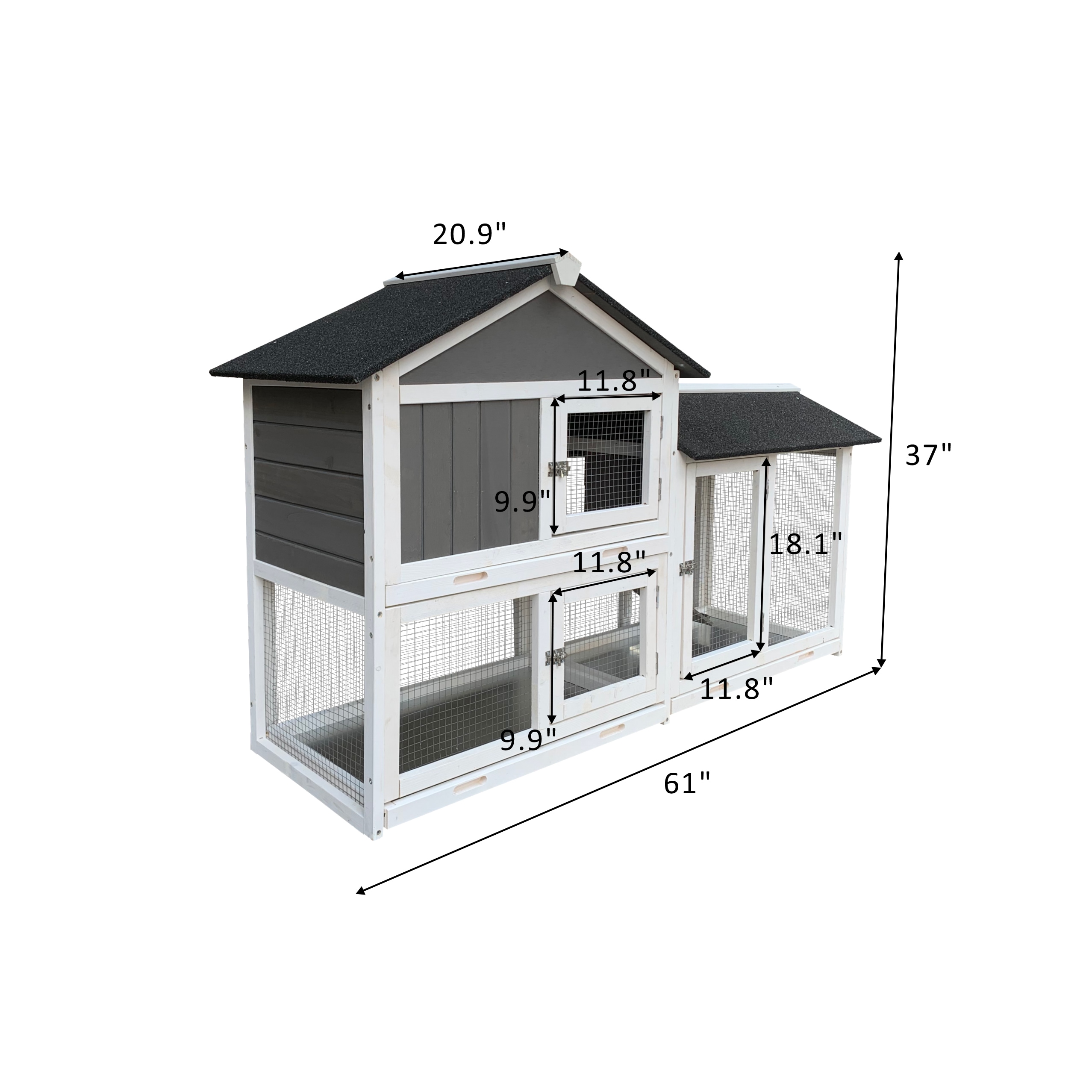 Forclover T17W-PH30E Chicken-Coops-Rabbit-Hutches - View #8