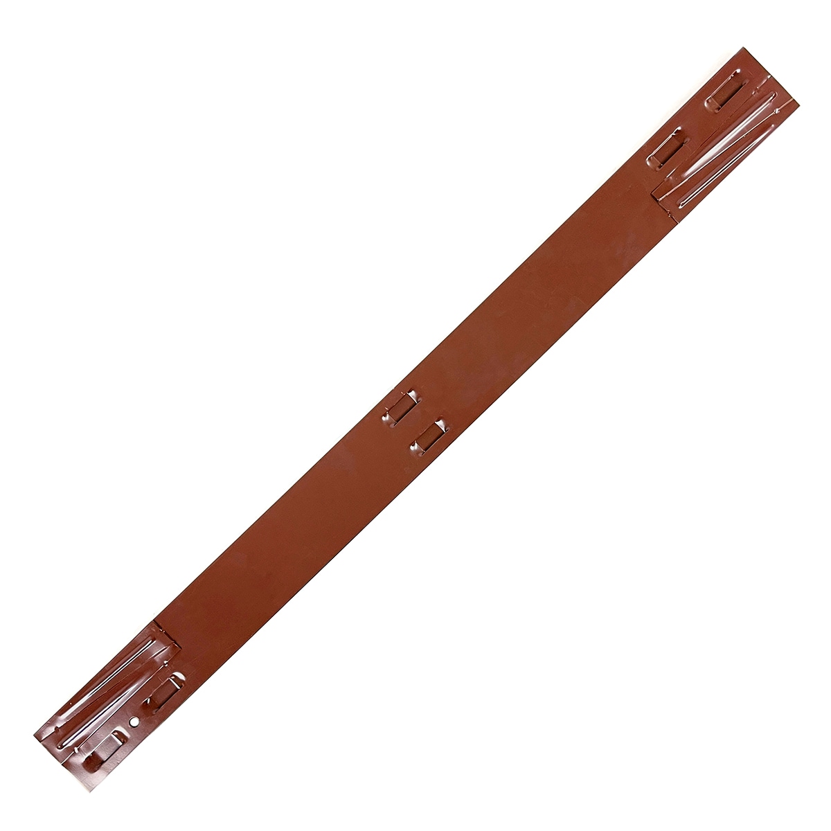IRONRIDGE 070285 4-ft x 4-in 4ft Brown Landscape Edging with Stakes Brown Steel Landscape edging section