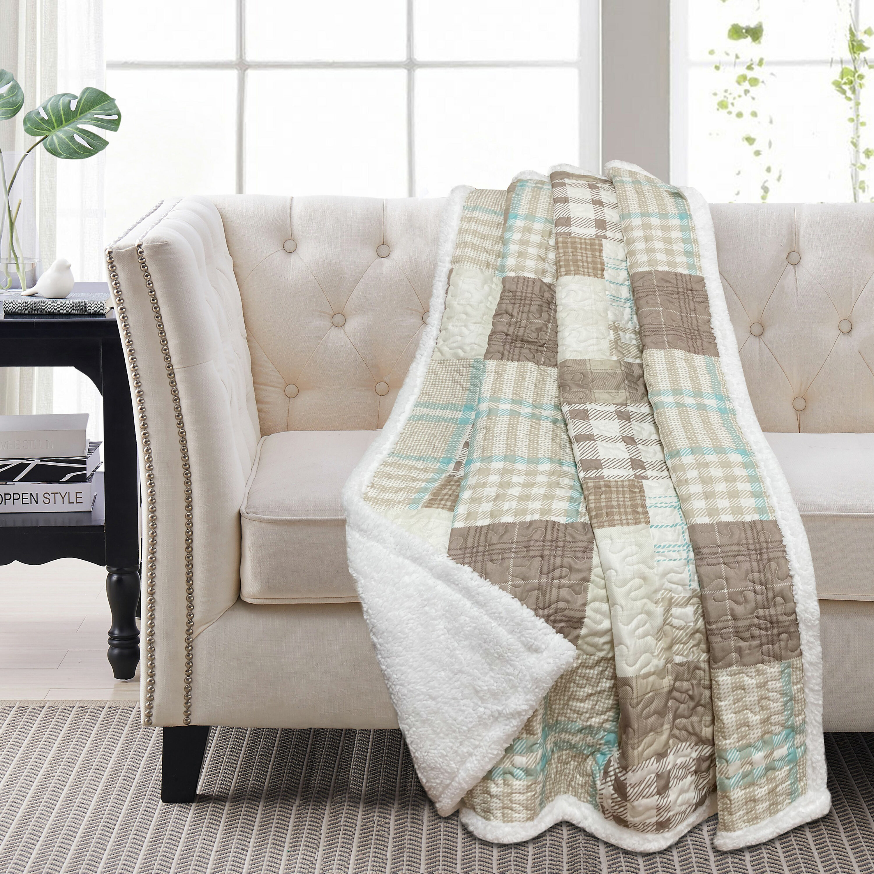 HARPER LOFT Multi 50-in x 60-in Polyester Throw