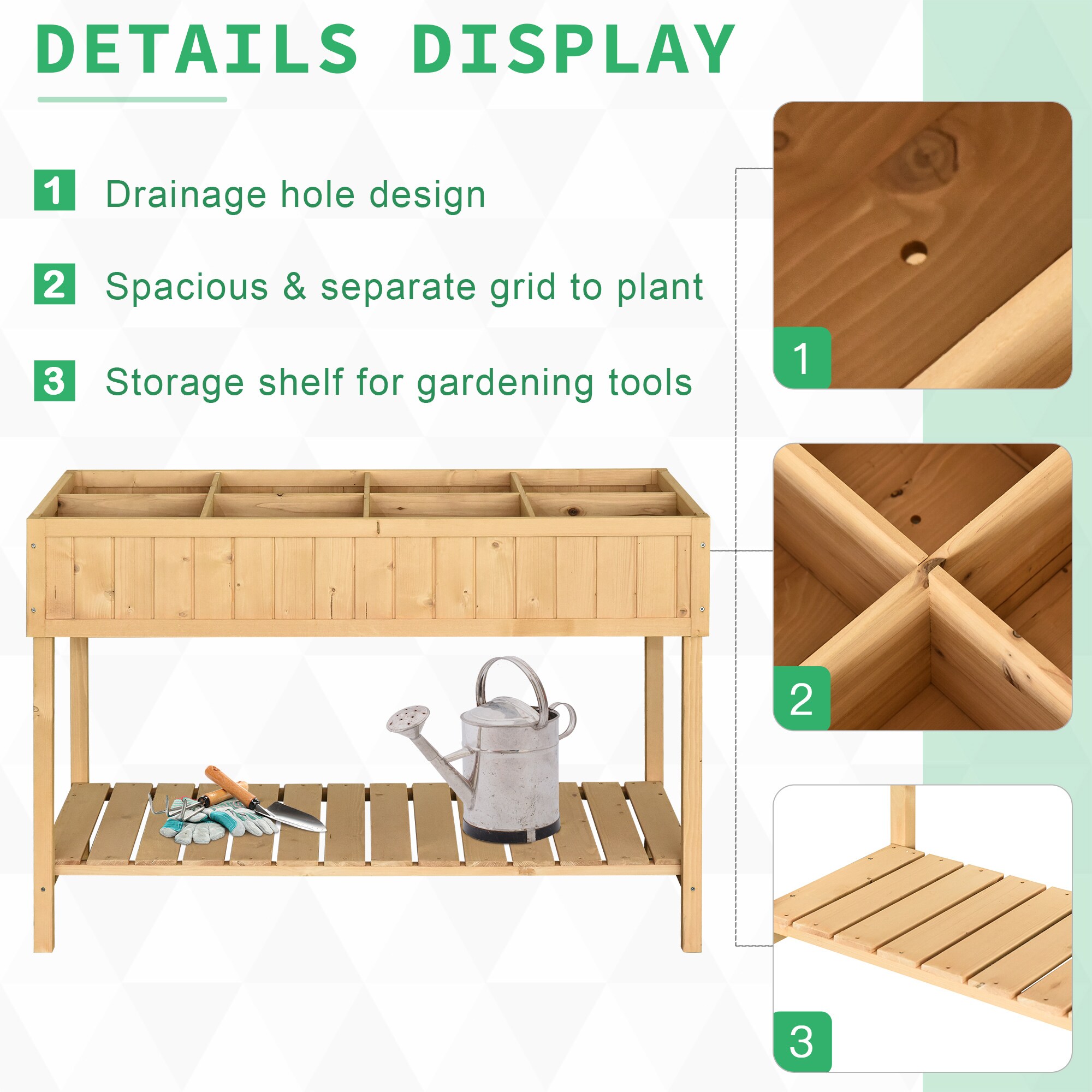 AHIOU HOME ZAAHG-P217244GB Raised-Planter-Boxes - View #6