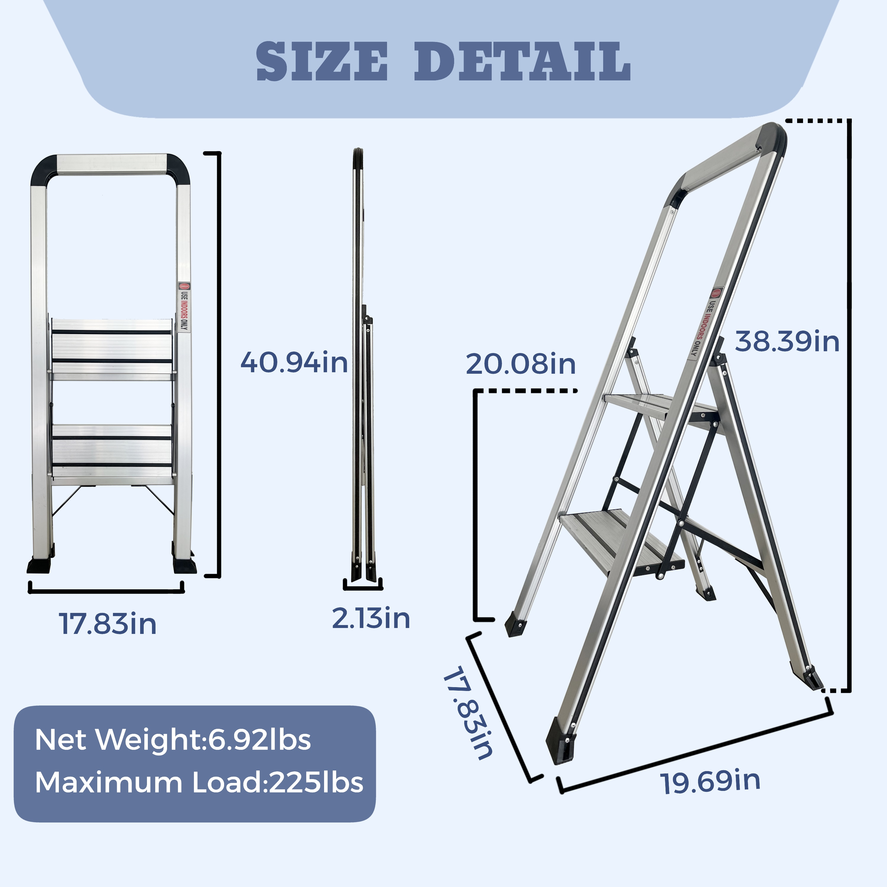 Maocao Hoom DJ-C-W22702955 Step-Ladders - View #2