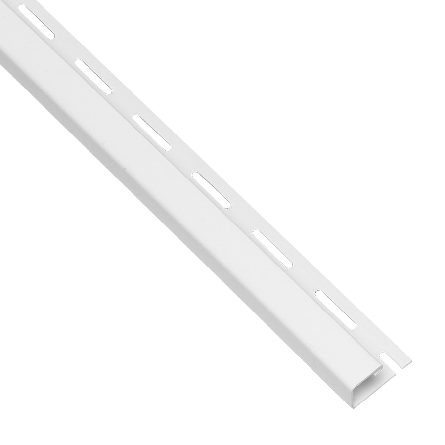 Georgia-Pacific White J-channel Vinyl Siding Trim 0.625-in x 150-in in the  Vinyl Siding Trim department at