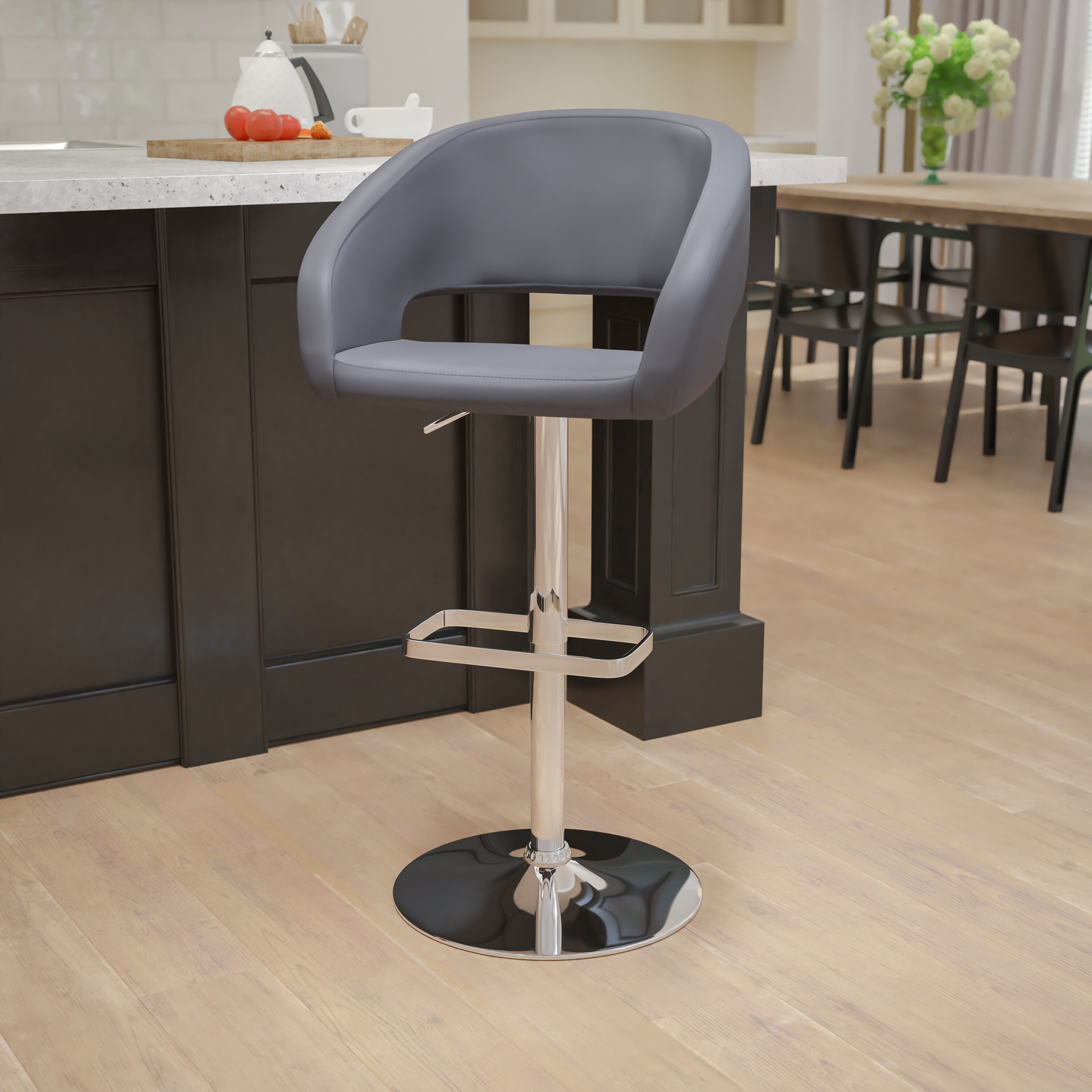 adjustable height breakfast bar stools