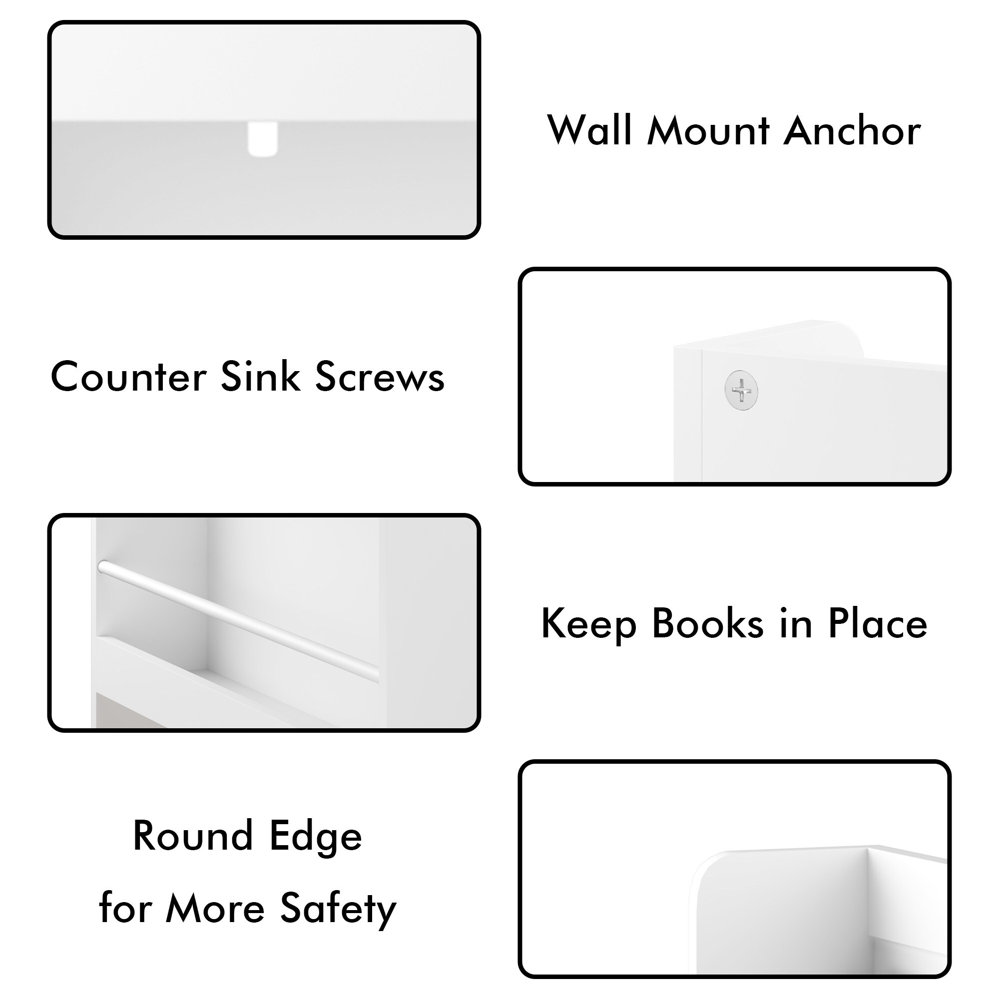 ToolCat LDSG-121-WS Kids-Bookcases - View #4