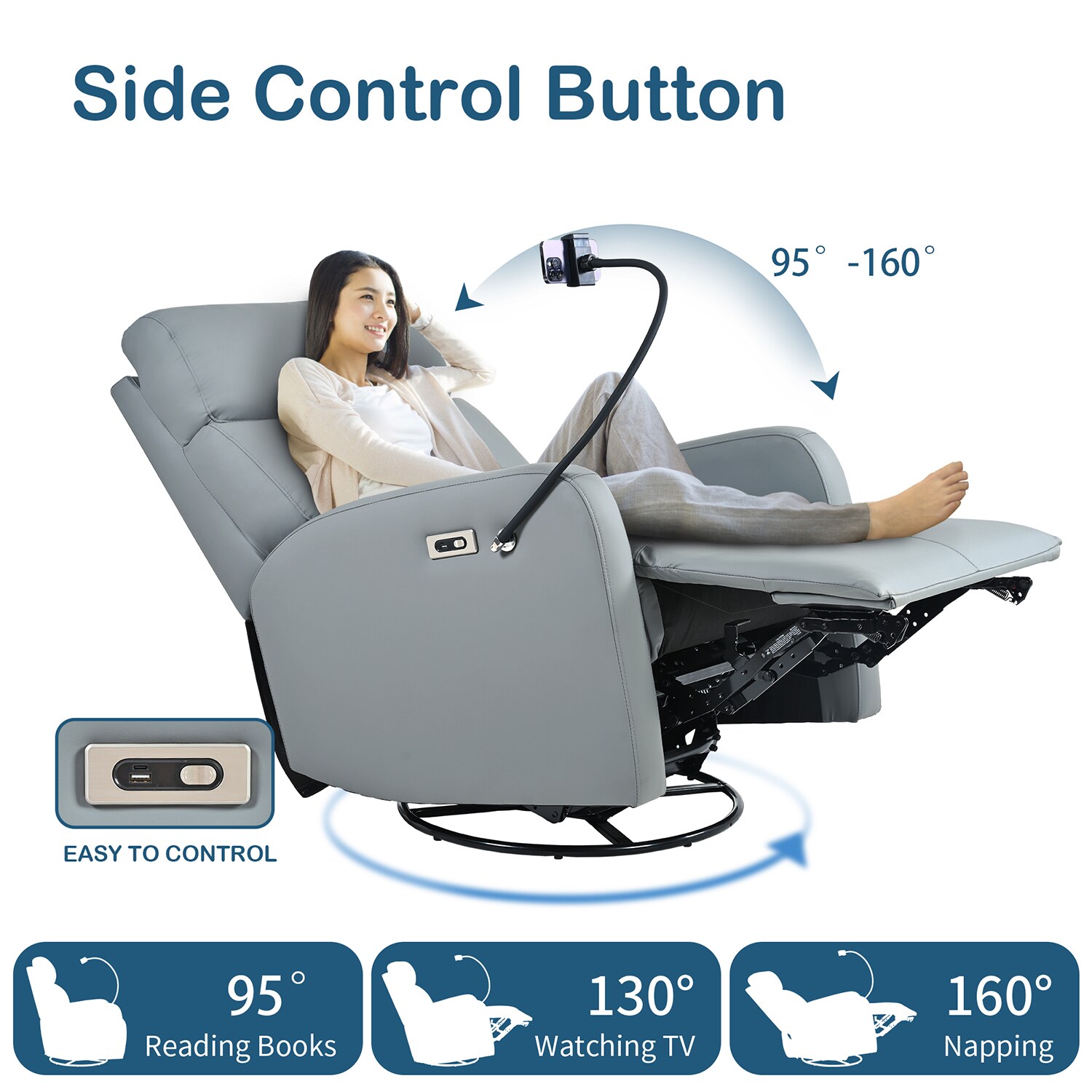 GZMR GM-W1040 recliners - View #4