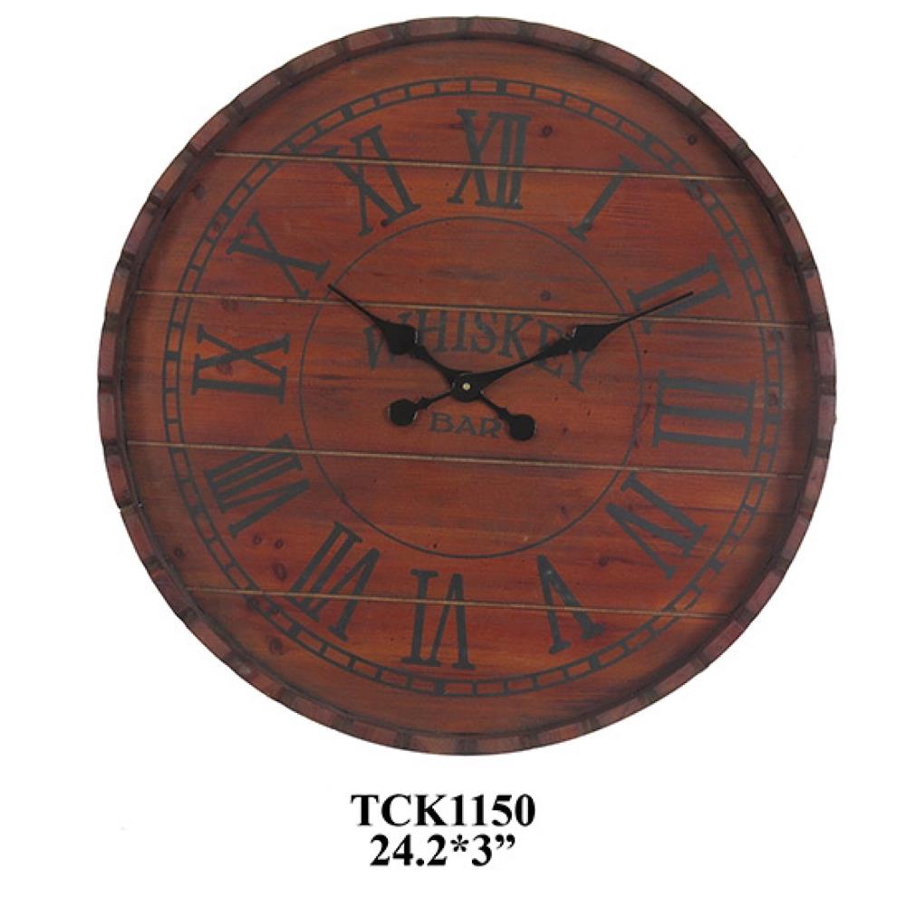 Crestview Collection CVTCK1150 Analog Round Wall Clock