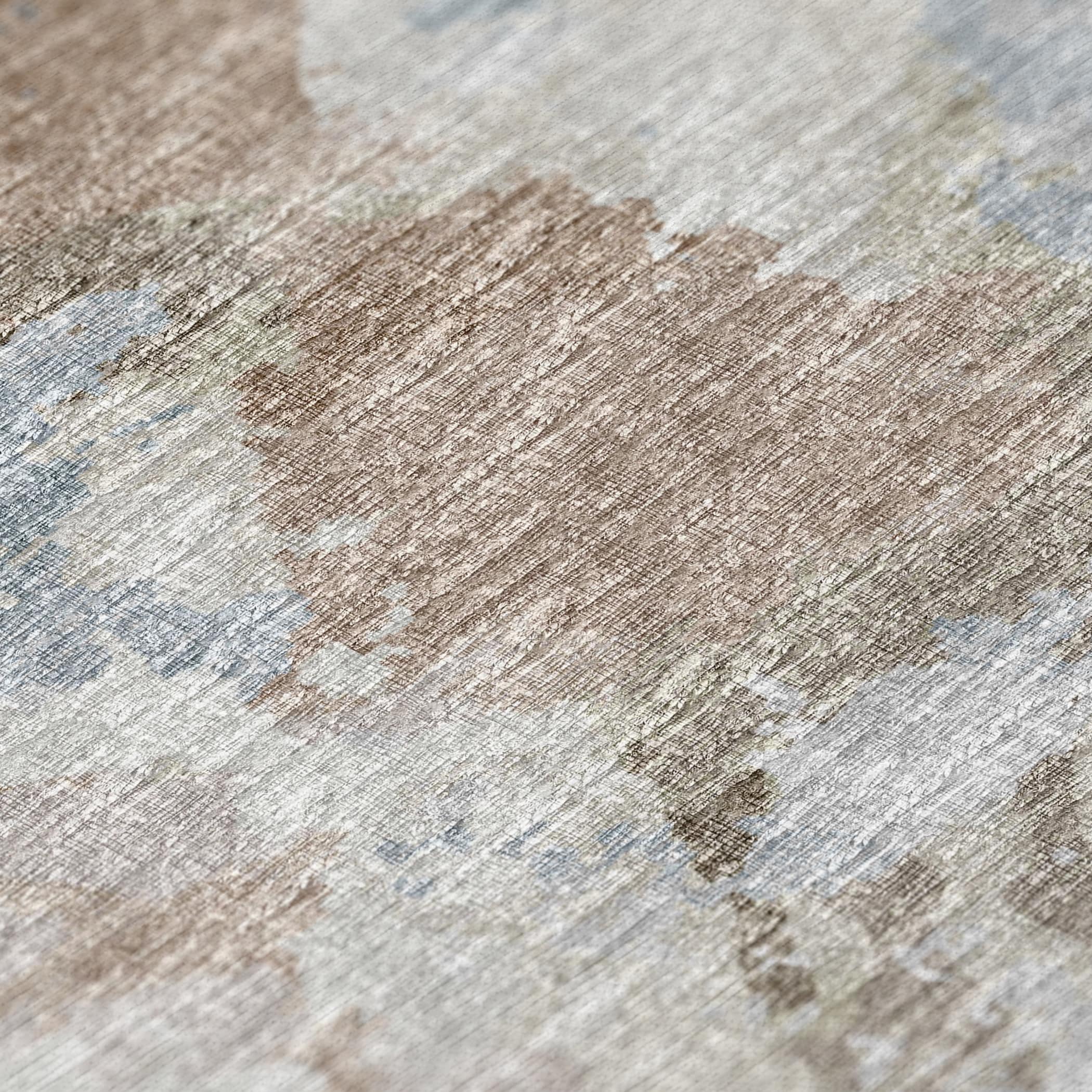Moody Abstract Chenille Flat Woven 3' x 5' Area Rug