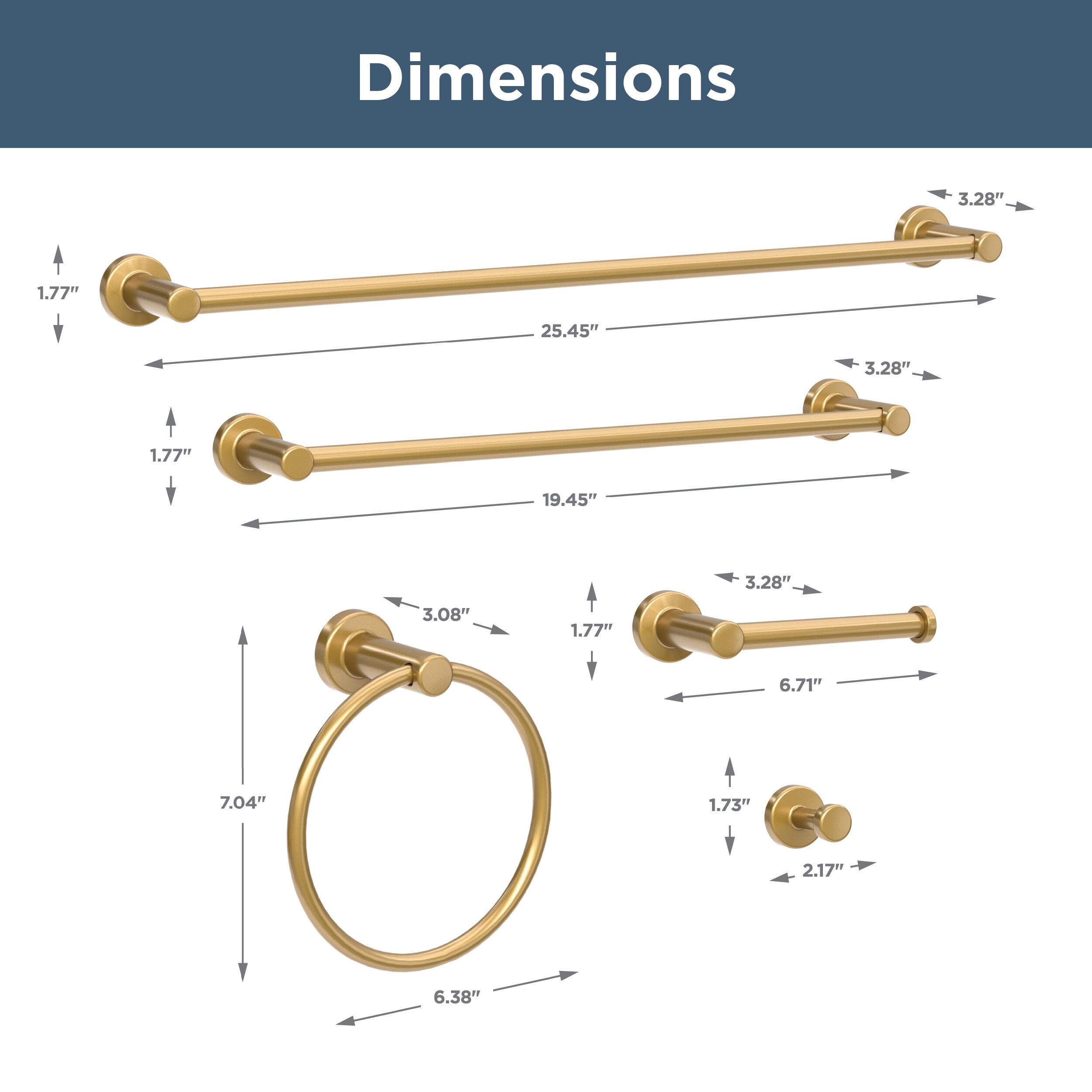 Franklin Brass WAK65-BB Decorative-Bath-Hardware-Kits - View #9
