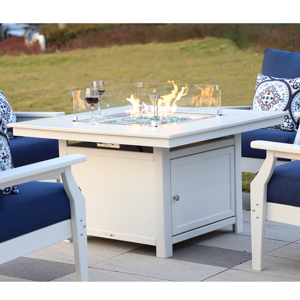 LuXeo LUX-42FPSQ-OWHT Outdoor-Gas-Firepits - View #4