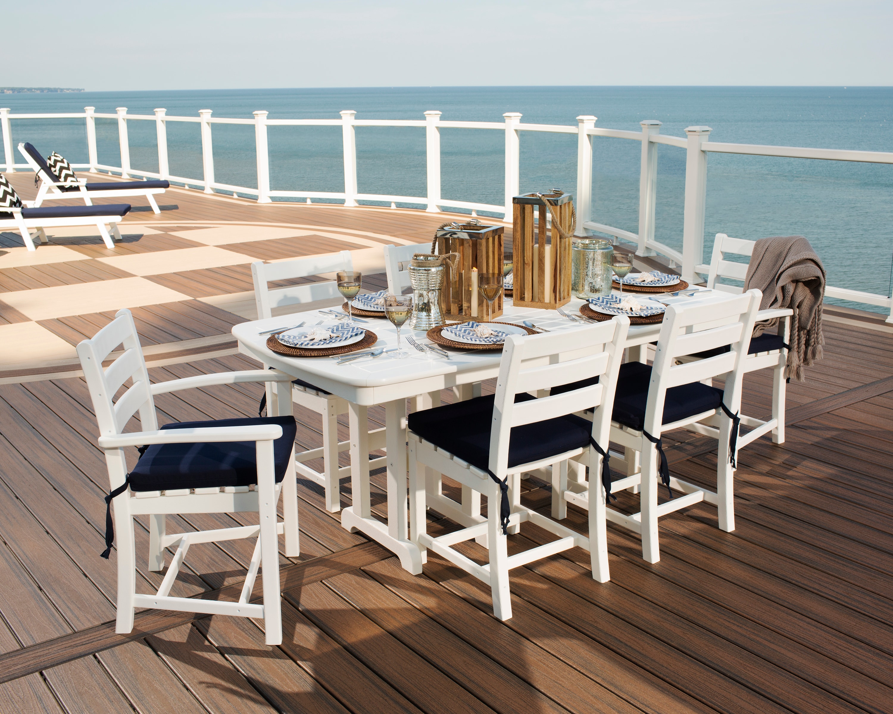 Trex Outdoor Furniture TXS118-1-VL Patio-Dining-Sets - View #2