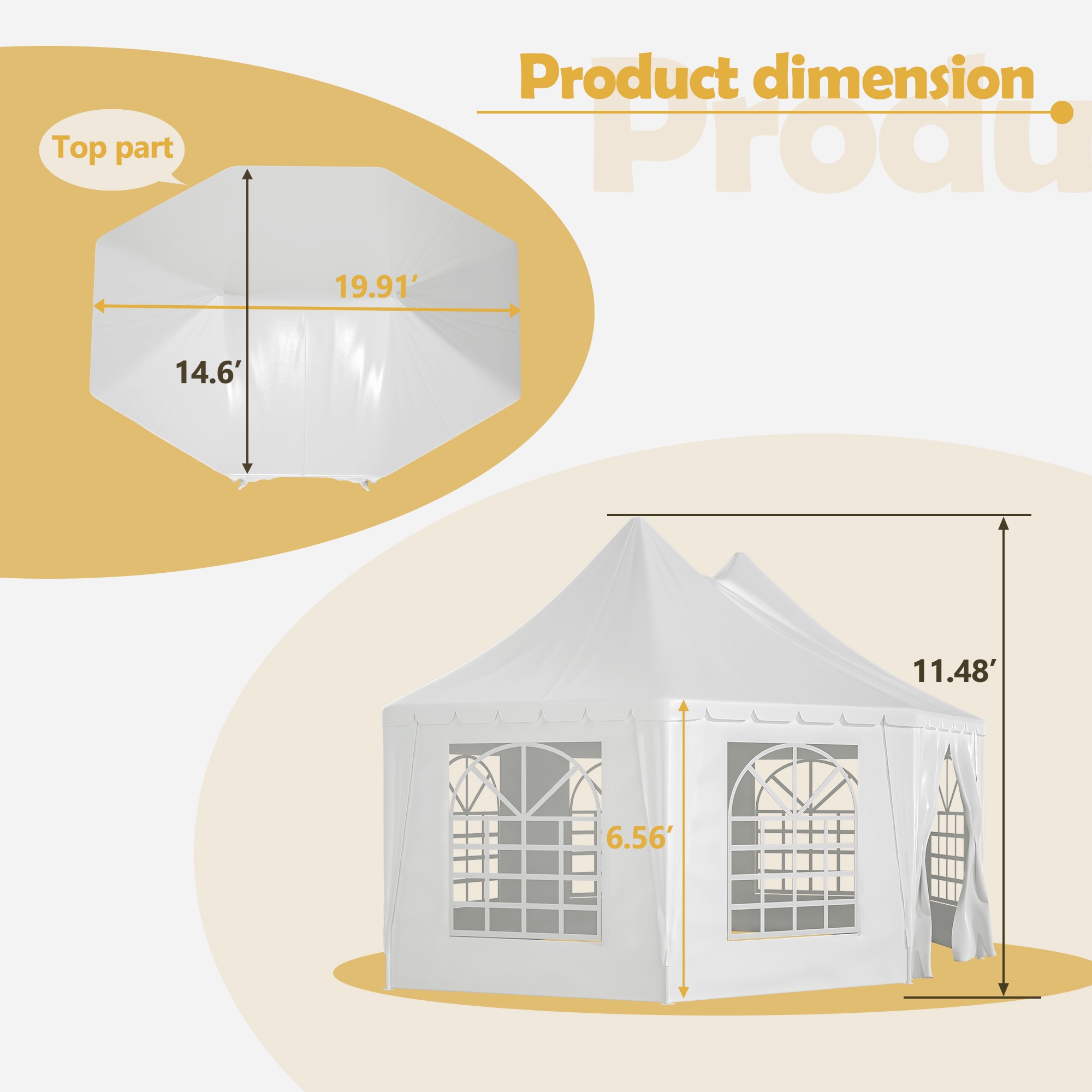 Damerin Z-GA25 Wood-Resin-Gazebos - View #7