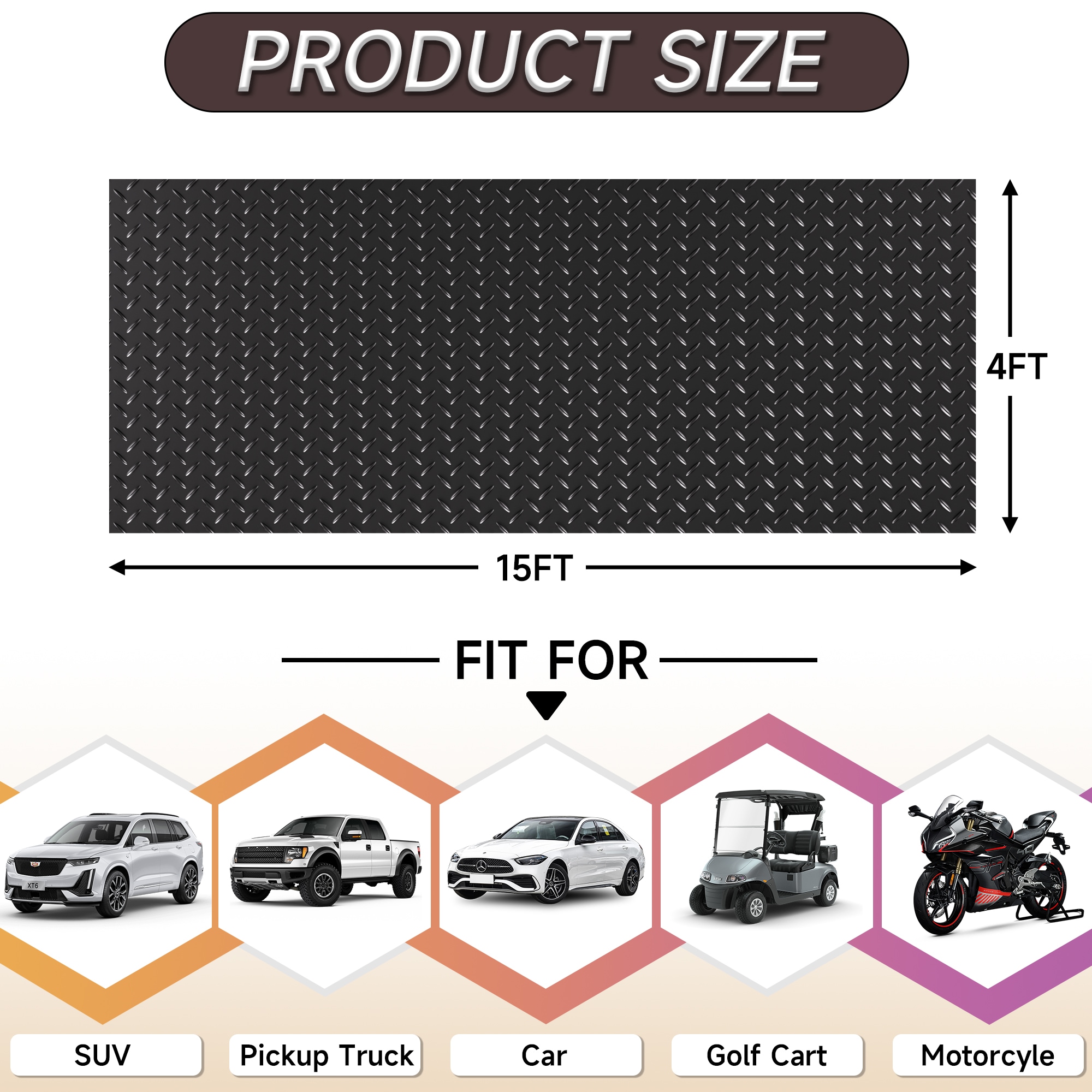 LOVMOR SF-L-GF4X15 Garage-Flooring-Rolls - View #7