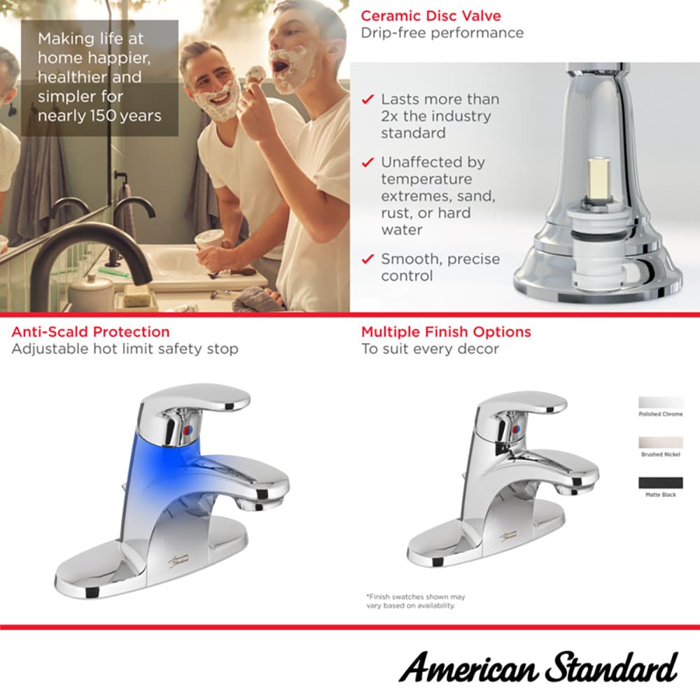 American Standard 7075004.243 Lavatory-Faucets - View #4