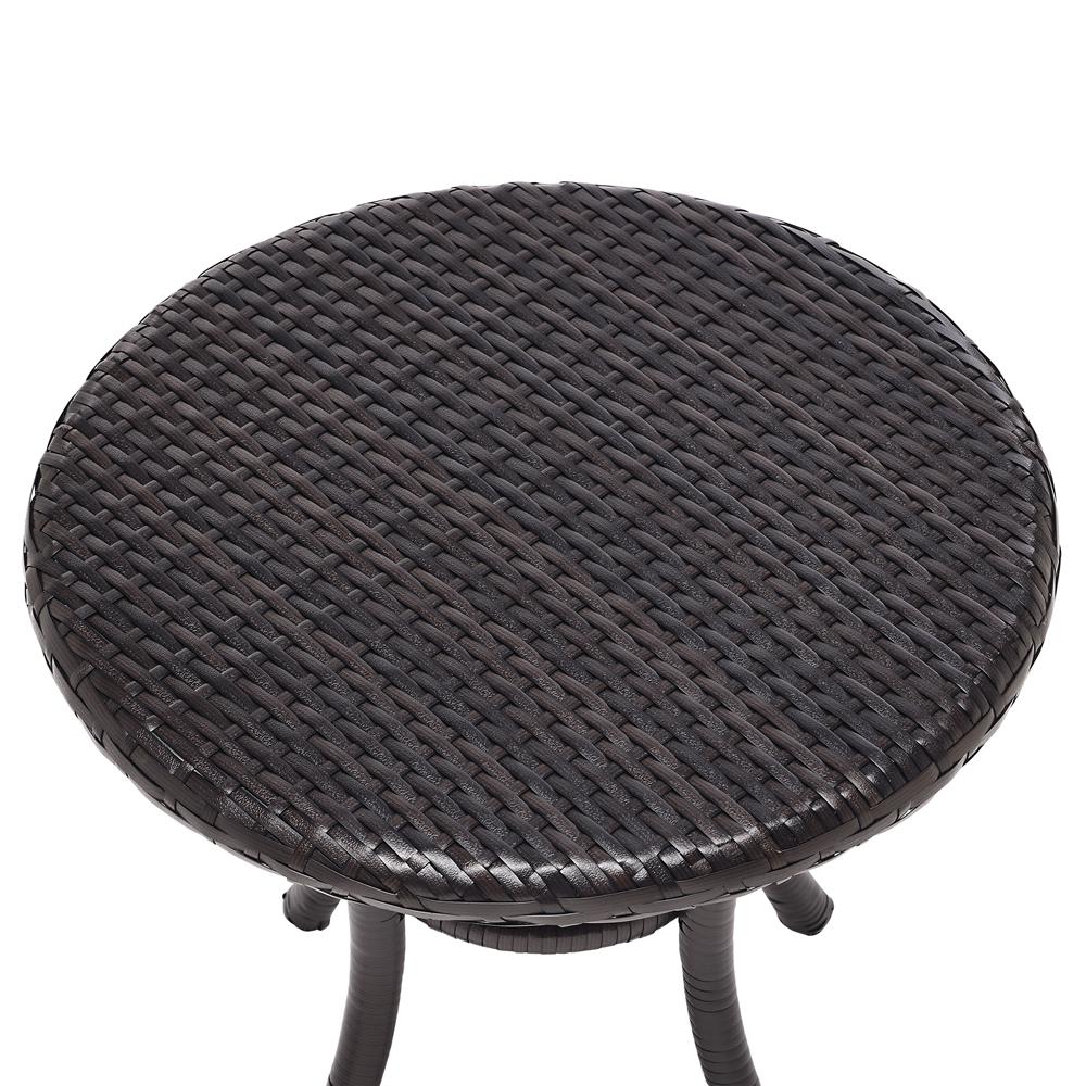 palm harbor outdoor wicker round side table