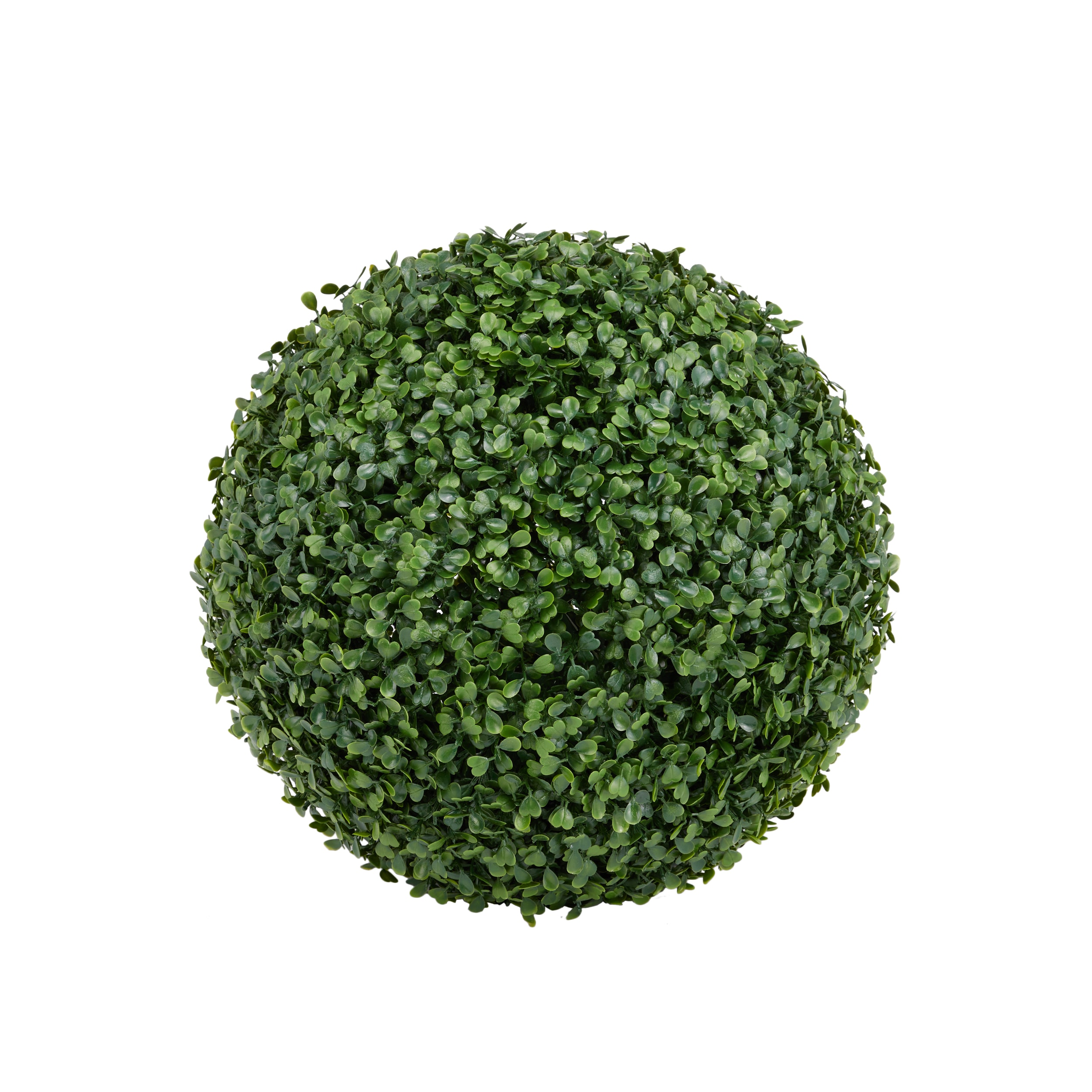 naturae decor 13-in Green Indoor/Outdoor Hanging Artificial Boxwood  Artificial Plant at