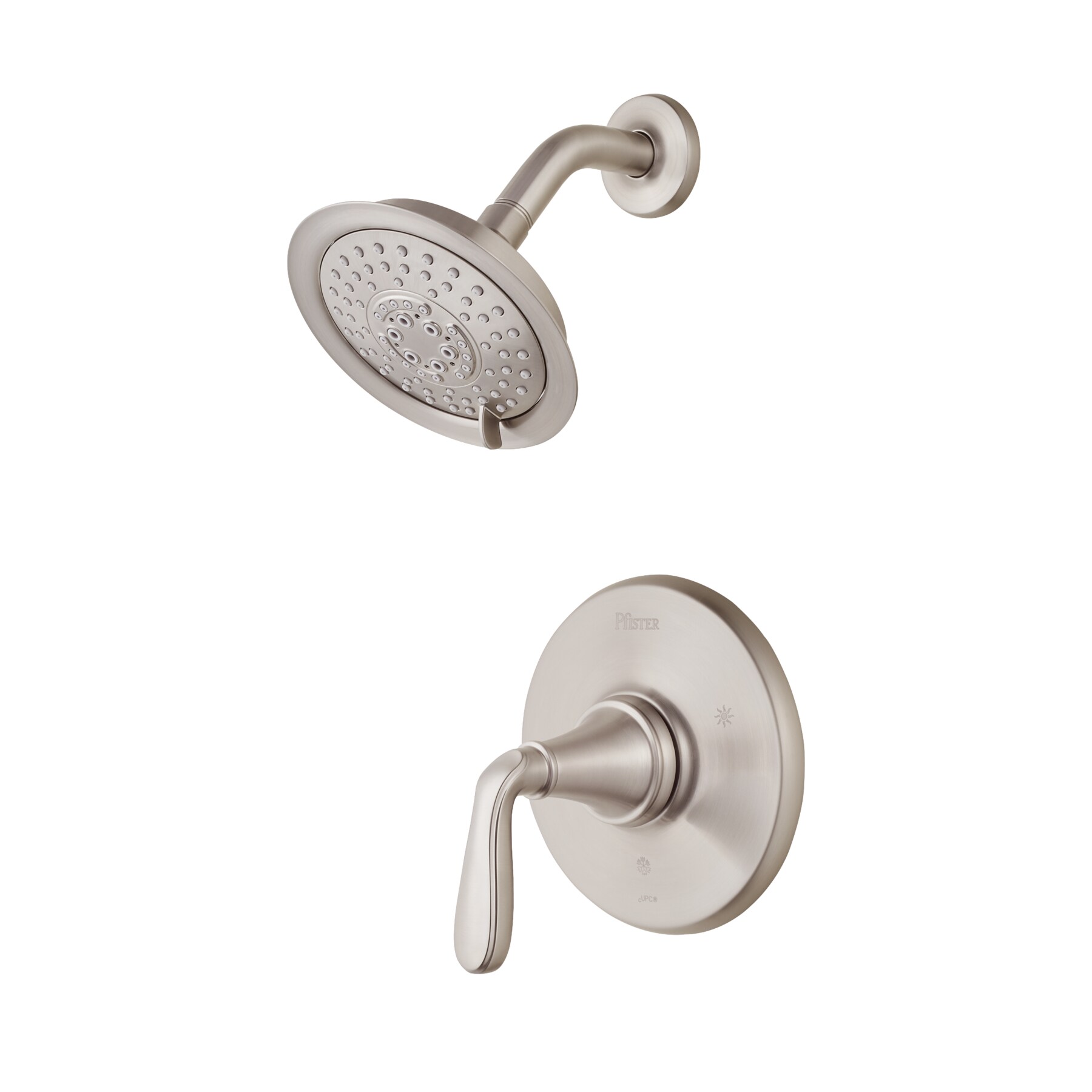 Pfister LG89-7MGK Northcott Brushed nickel 1-handle Multi-function 5.656-Inches Round Shower Faucet
