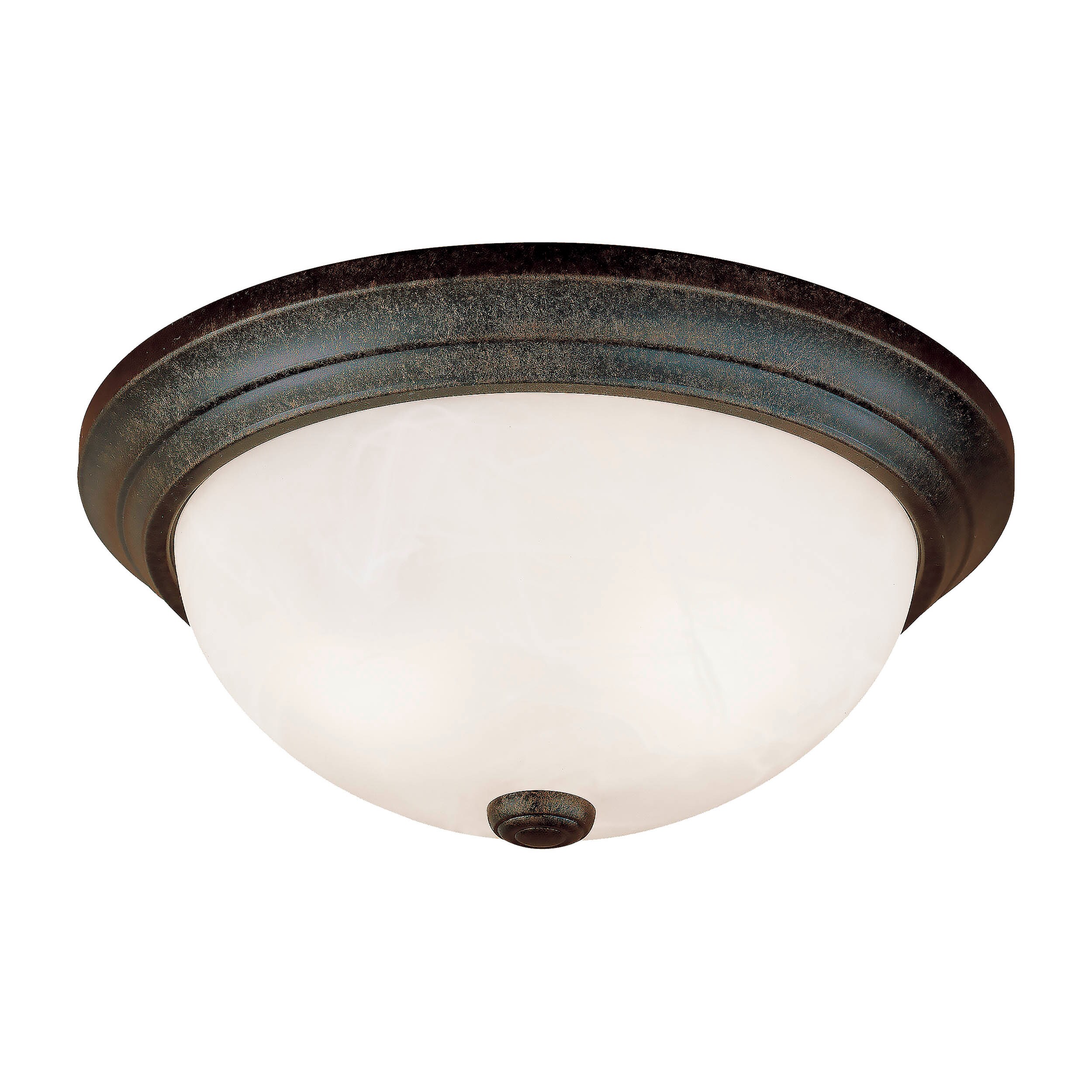 Millennium Lighting 561-BG Flush Mount 2-Light Burnished Gold Flush Mount Light