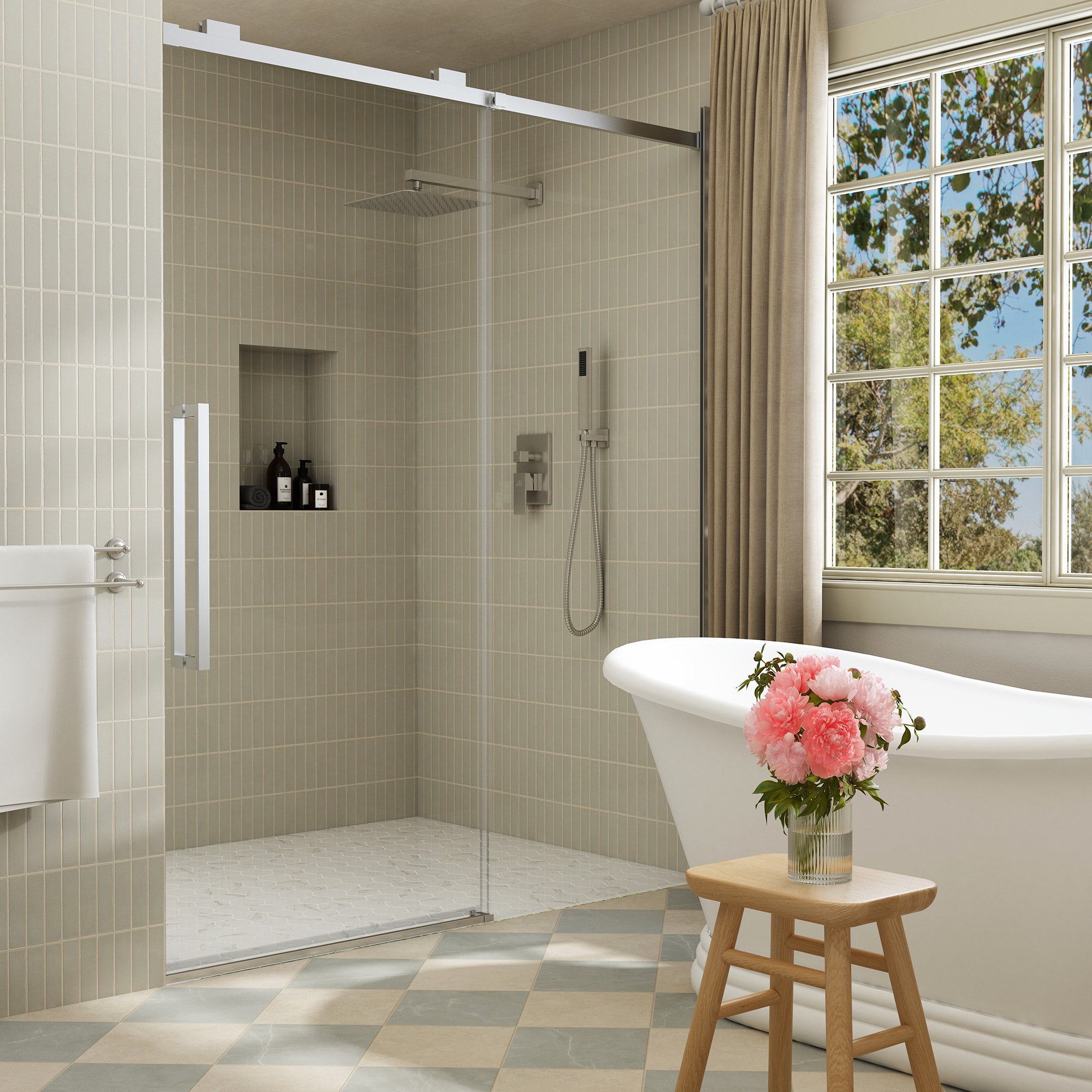 CASAINC M6066-A-10-BN Showerhead-Bar-Panels - View #2