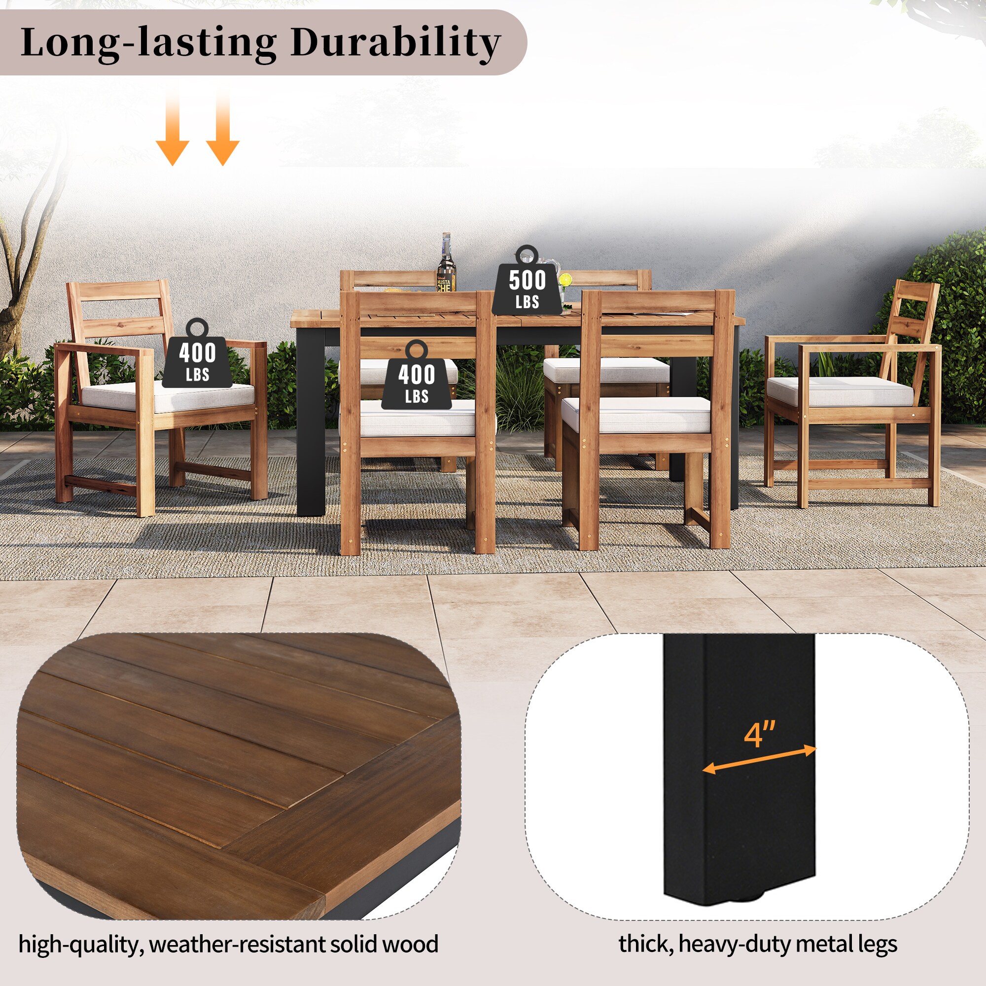 Bayfeve BFG-1226E-OD Patio-Dining-Sets - View #9