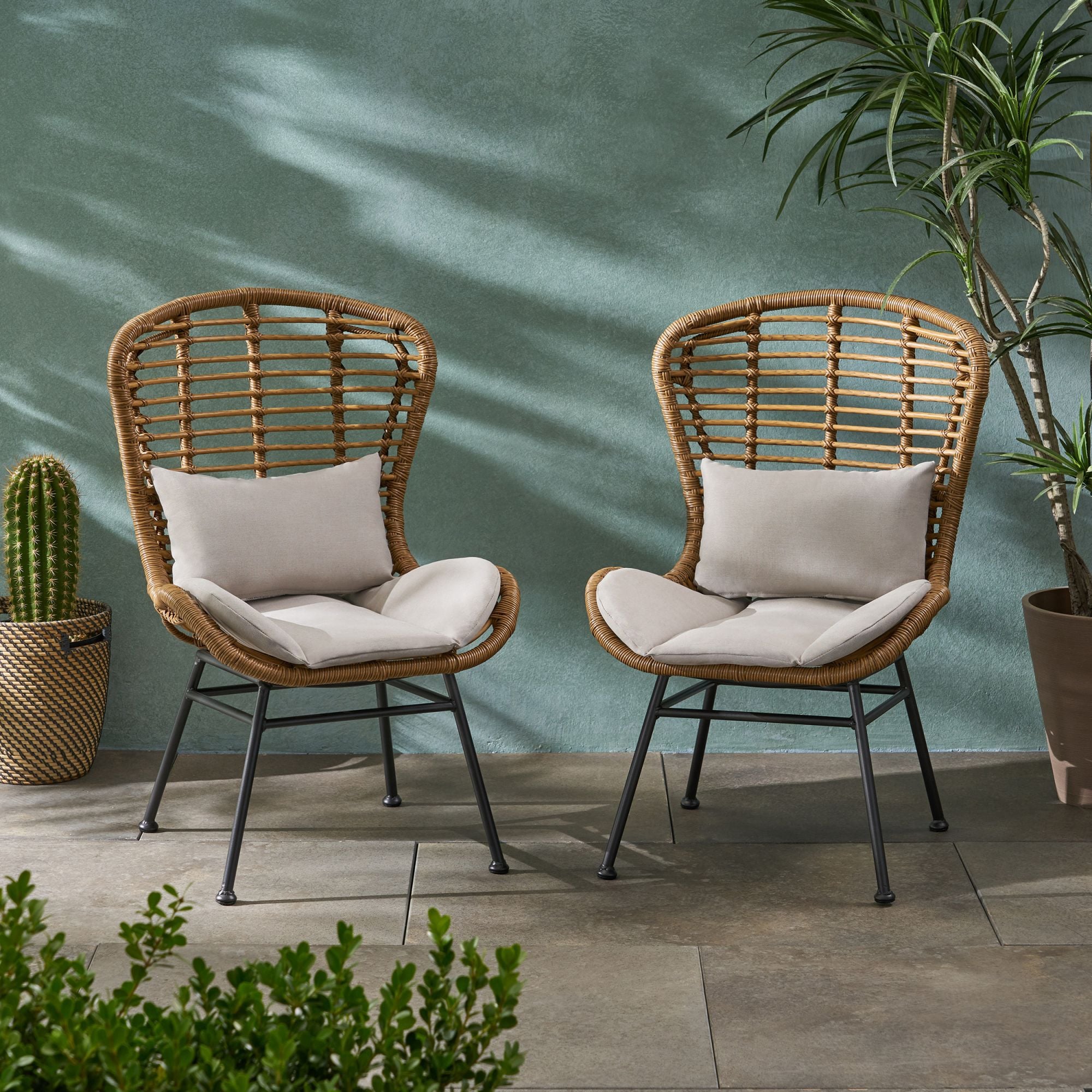 Miki Shinly NHS-LBRN-05JJ Patio-Chairs - View #7